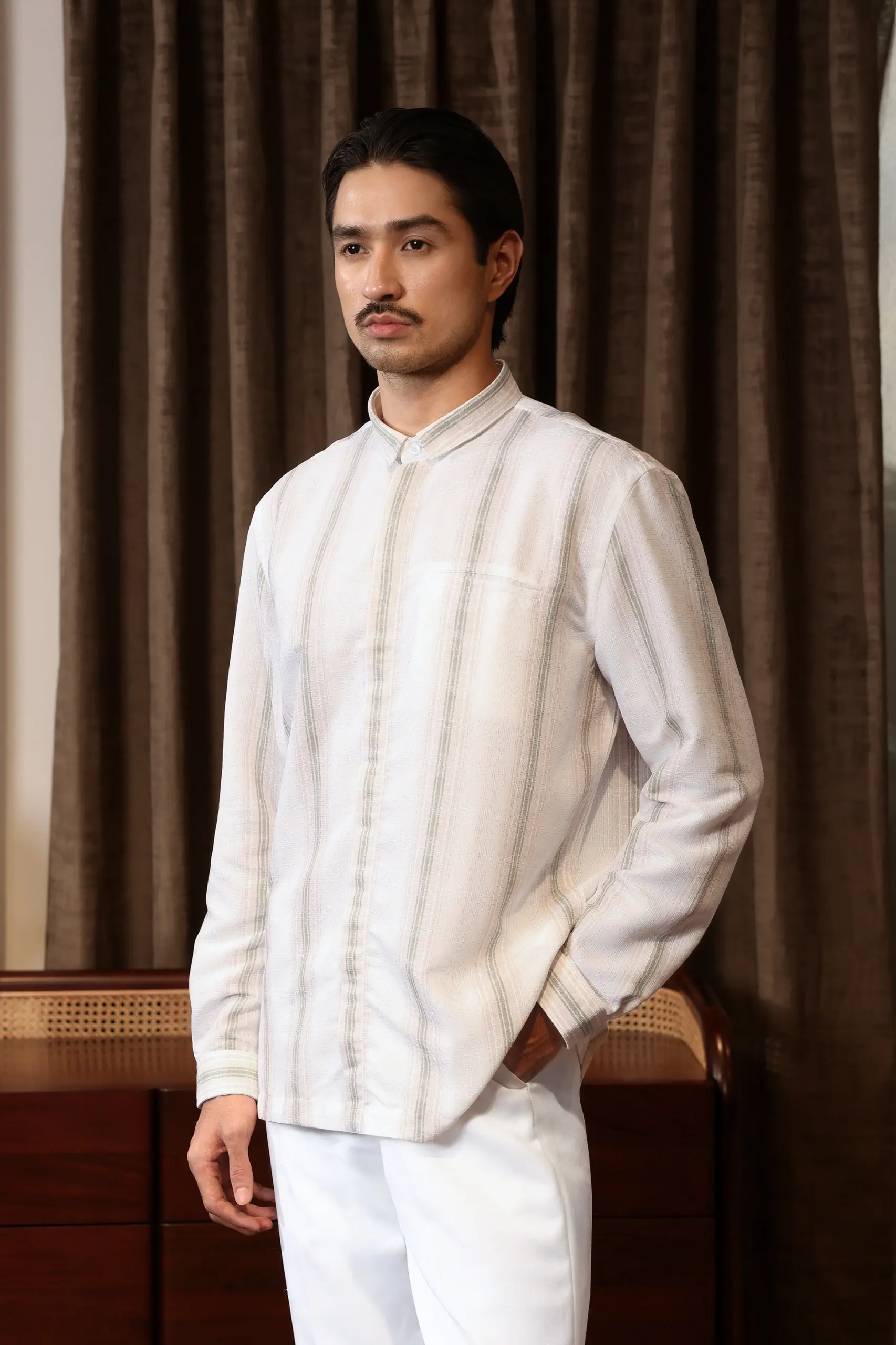 Serasi Shirt Long Sleeve Coral