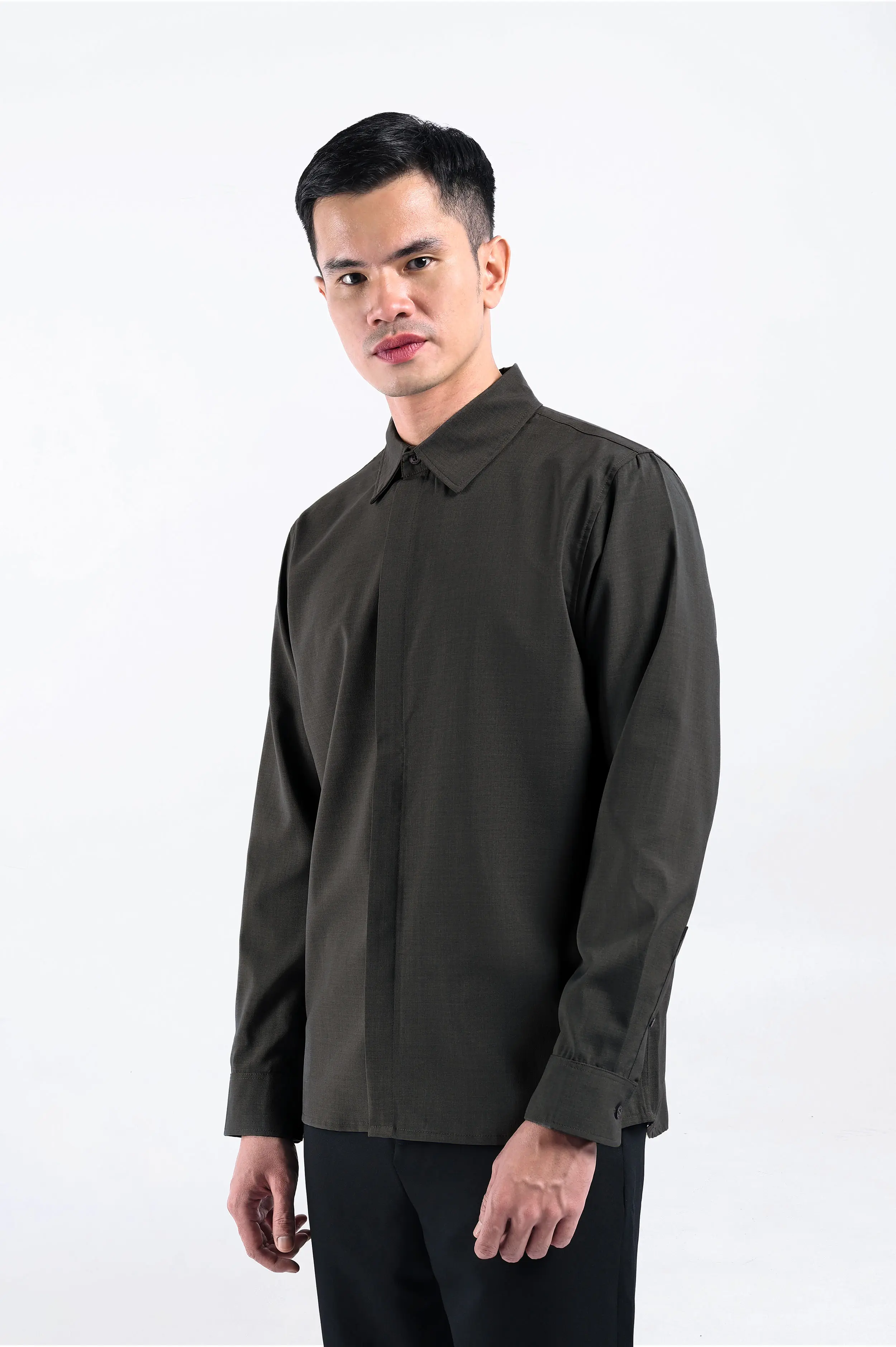 Drafest Shirt Long Sleeve Dark Grey