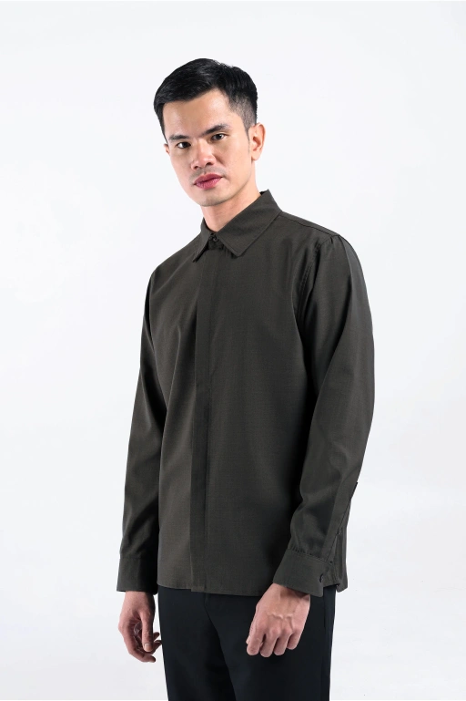 Drafest Shirt Long Sleeve Dark Grey