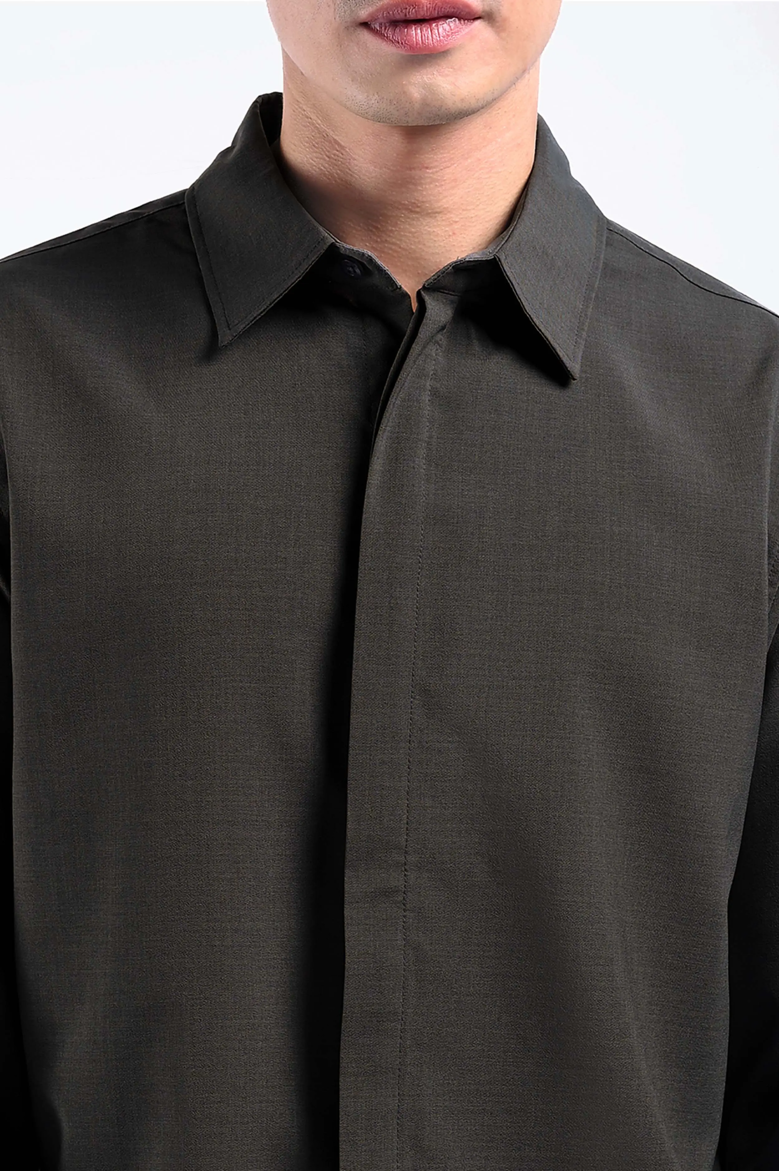 Drafest Shirt Long Sleeve Dark Grey