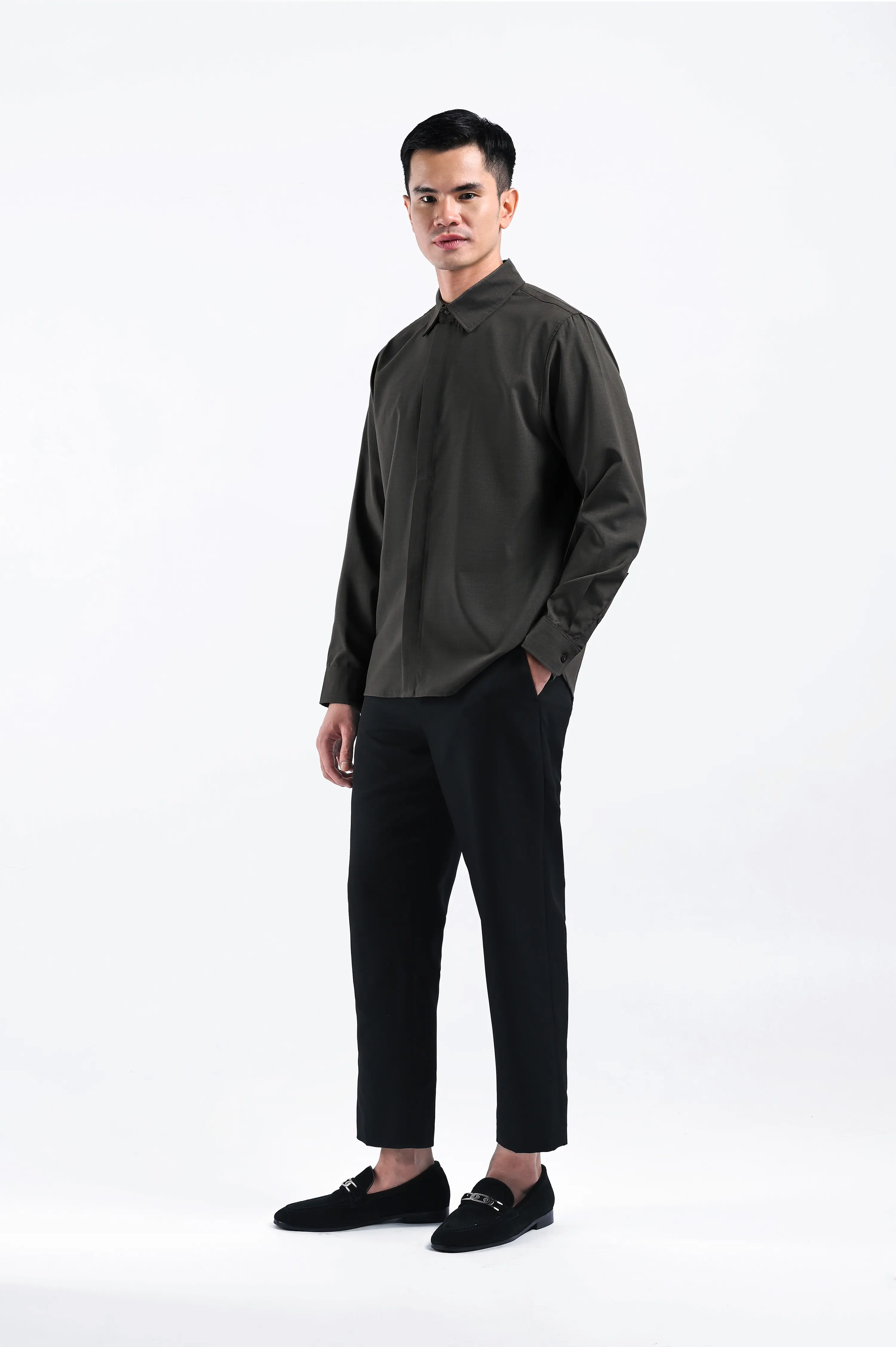 Drafest Shirt Long Sleeve Dark Grey