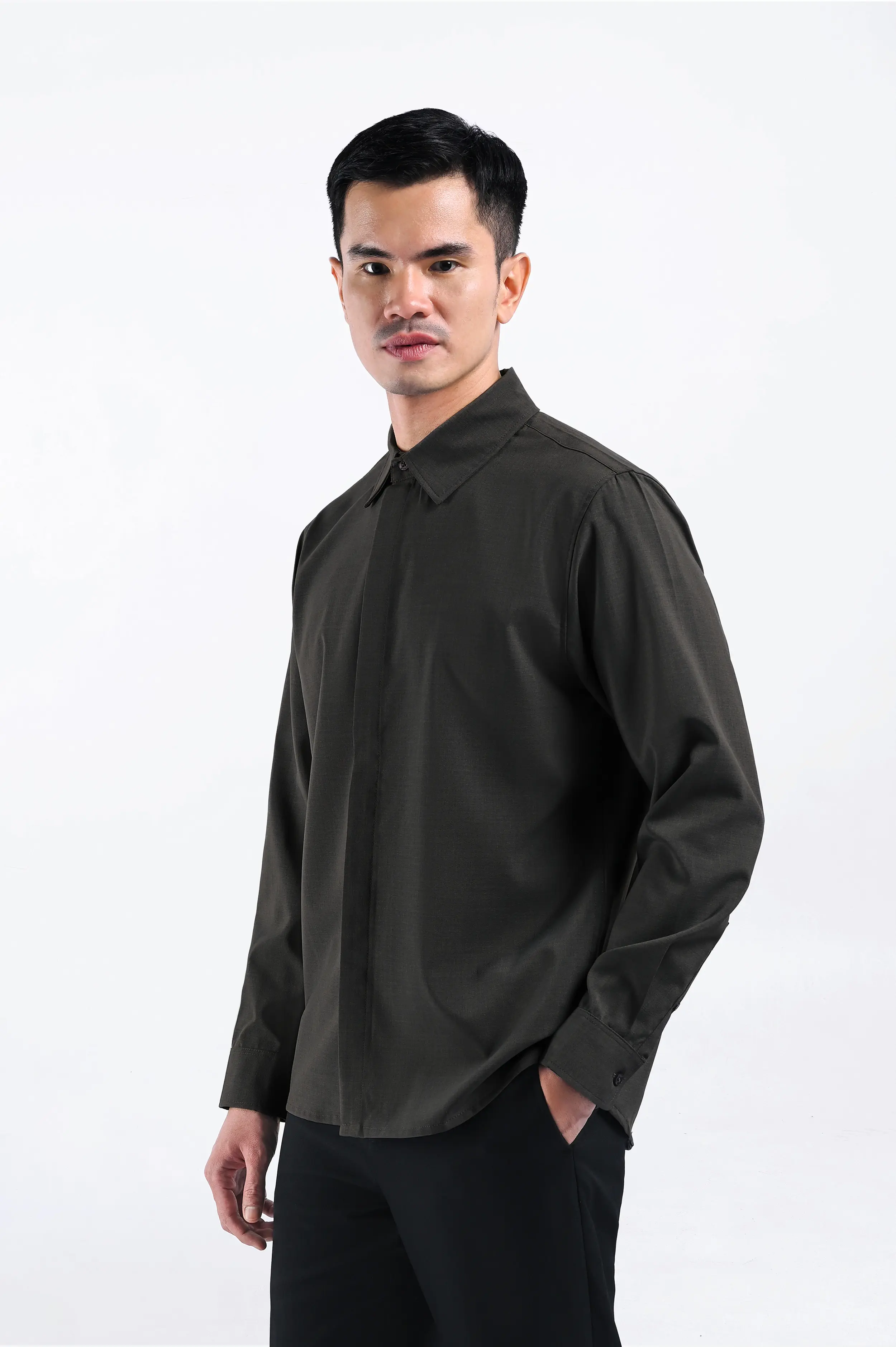 Drafest Shirt Long Sleeve Dark Grey