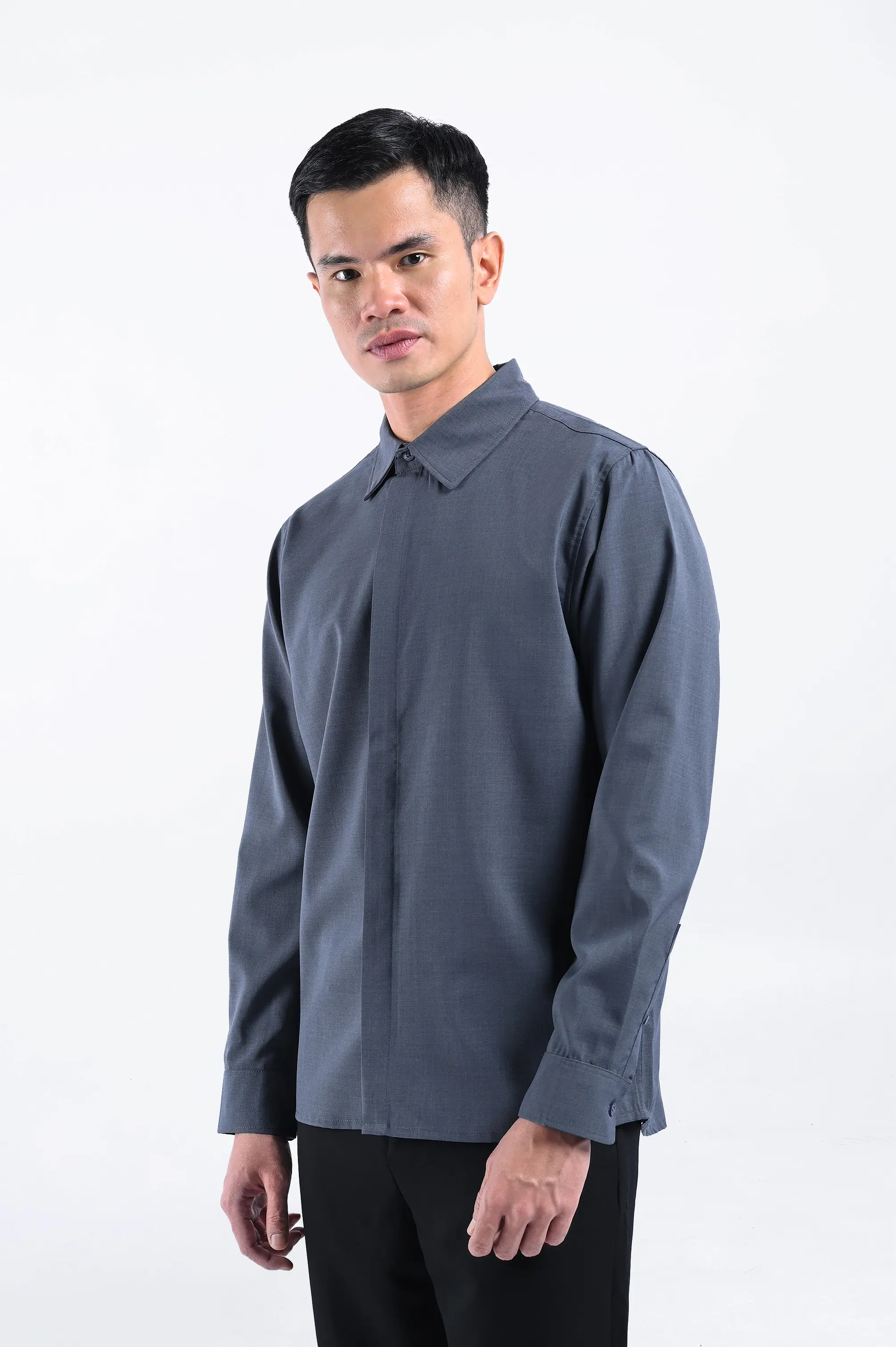 Drafest Shirt Long Sleeve Grey