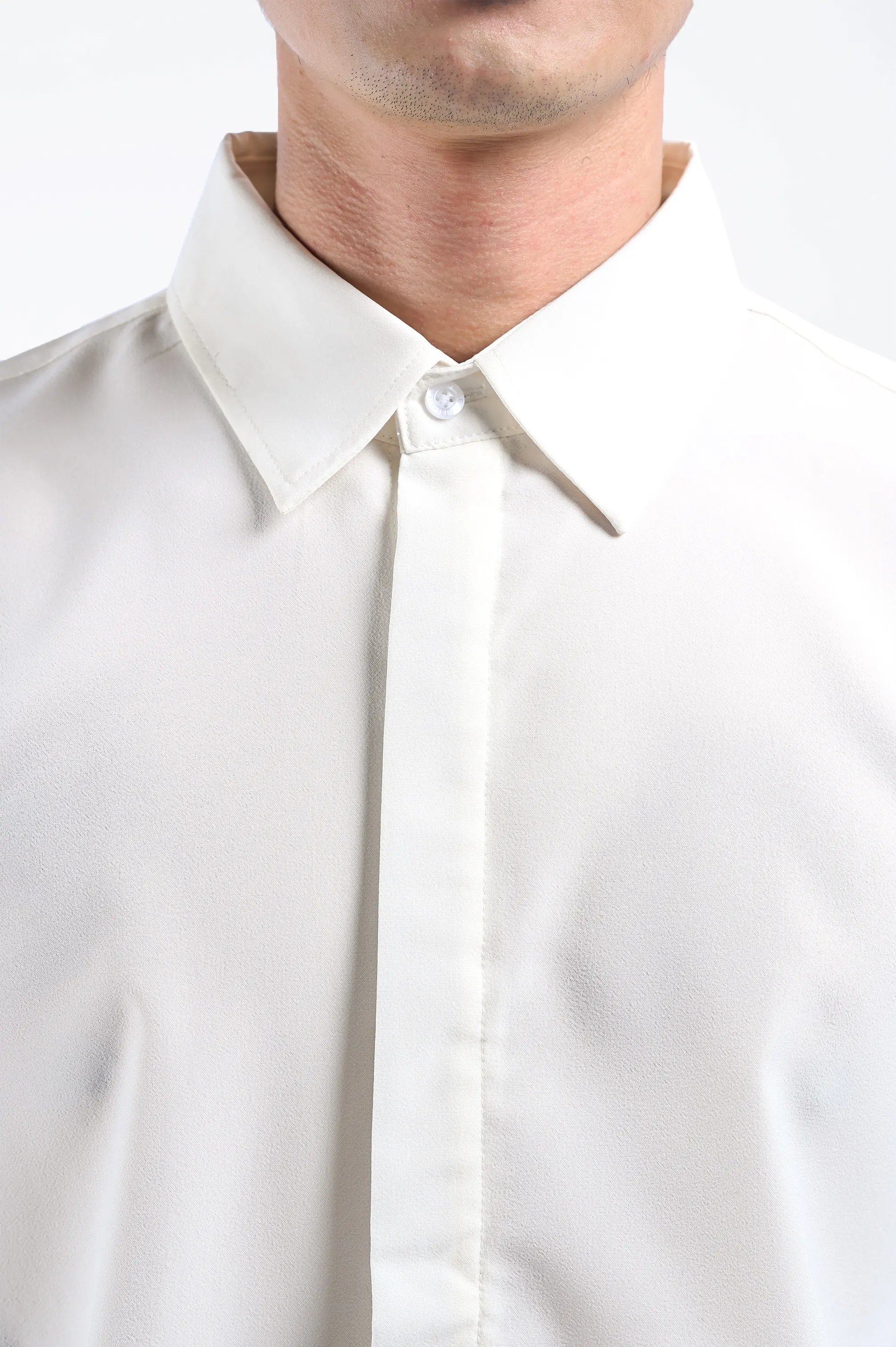 Drafest Shirt Short Sleeve Off White