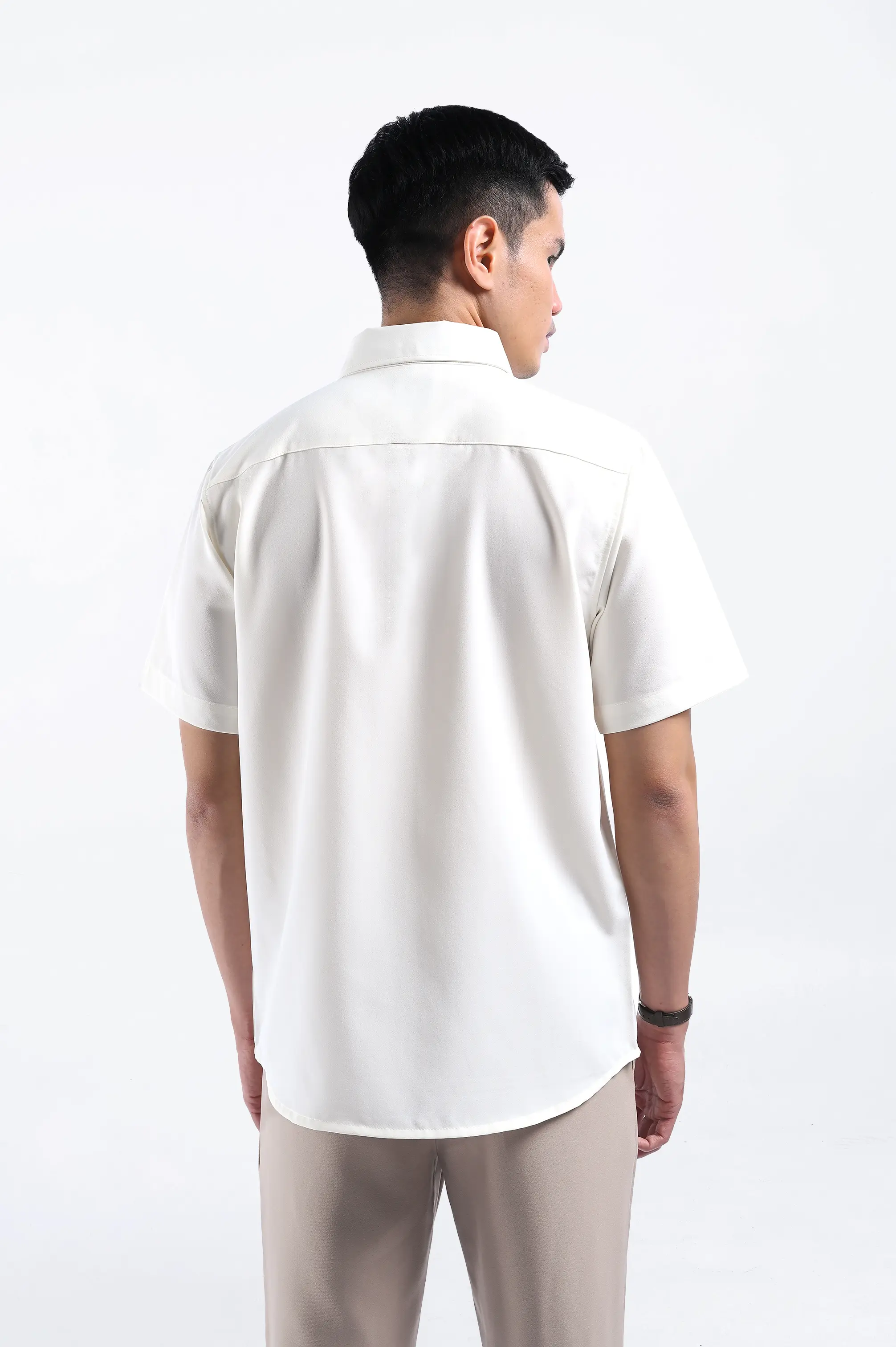 Drafest Shirt Short Sleeve Off White