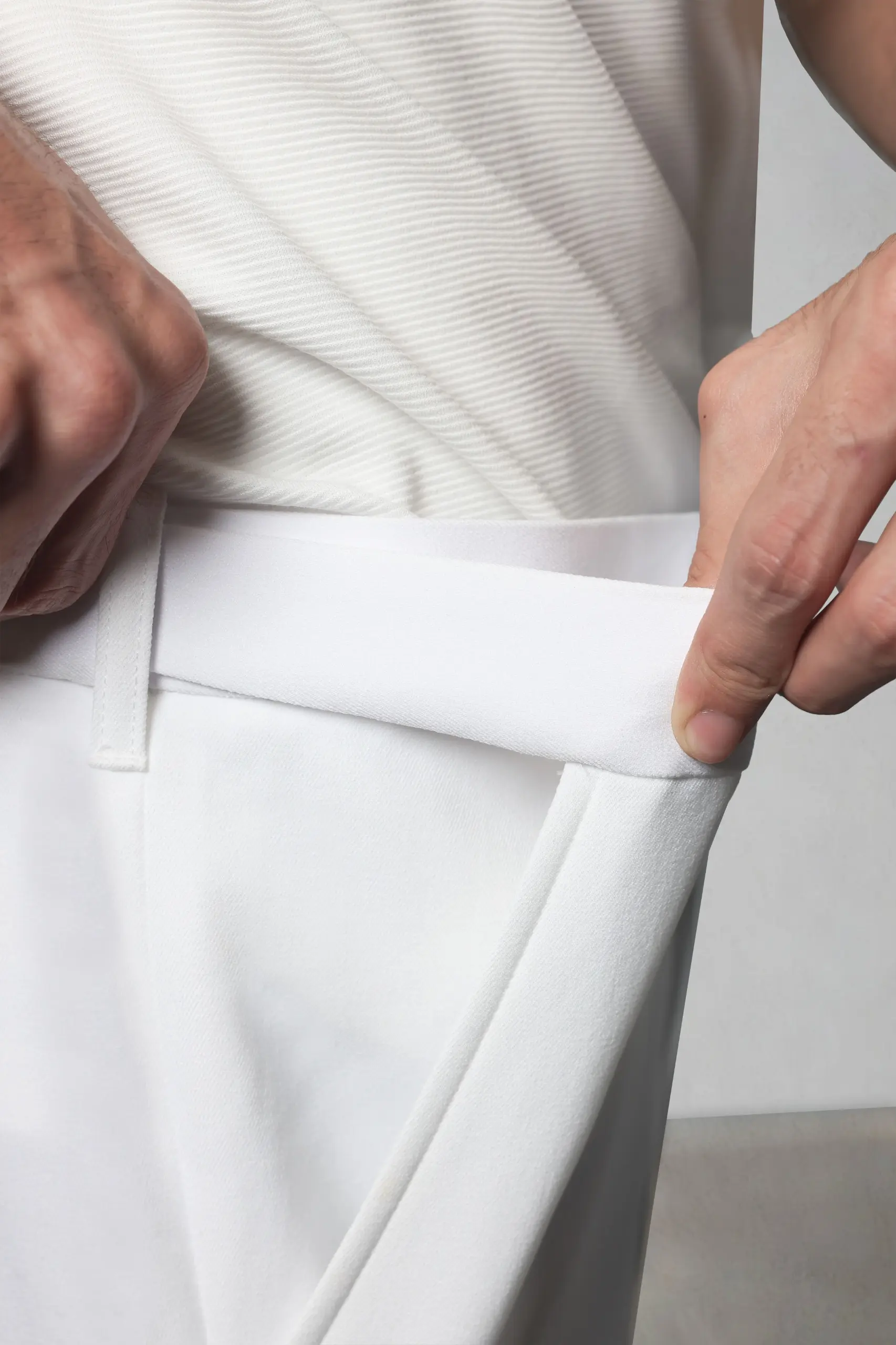 Smart Peazy Pants White