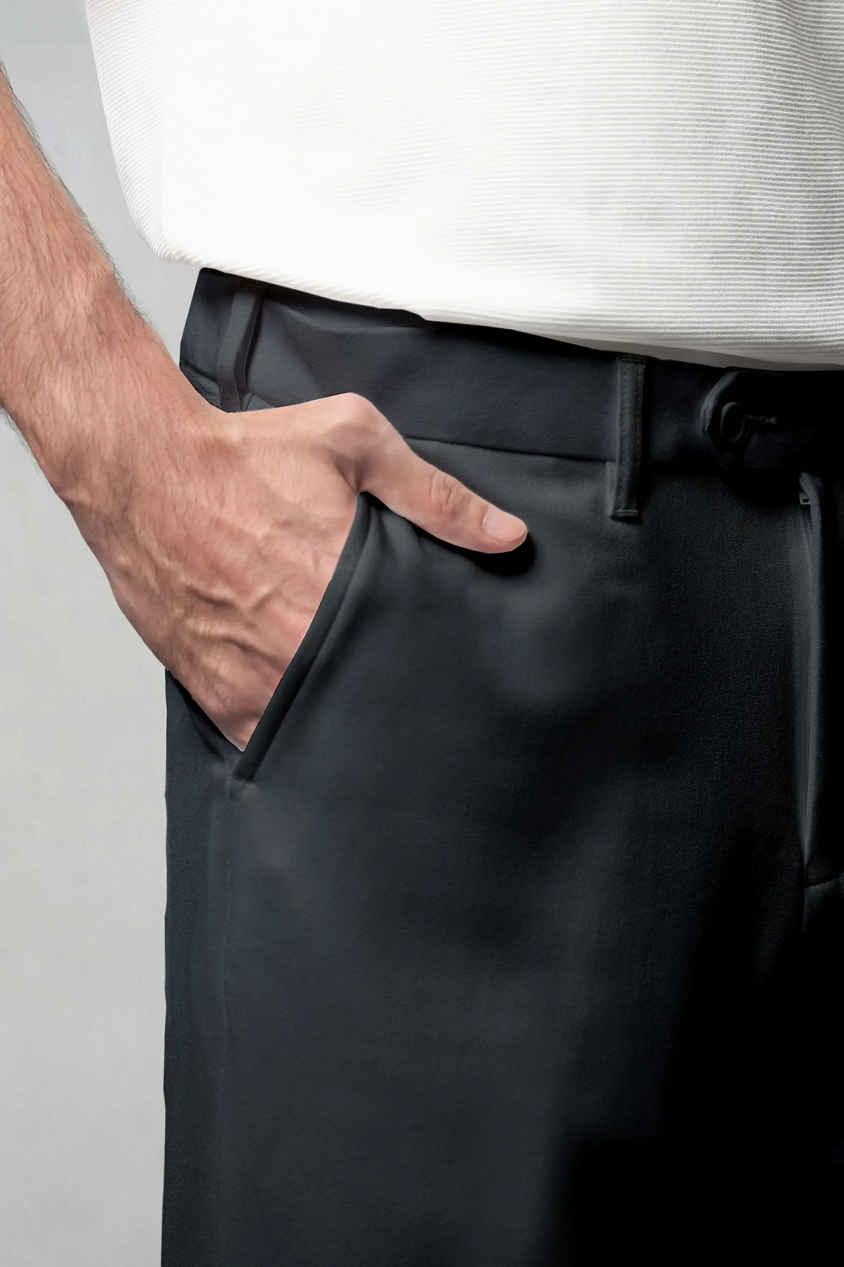 Ankle Smart Peazy Pants Dark Grey
