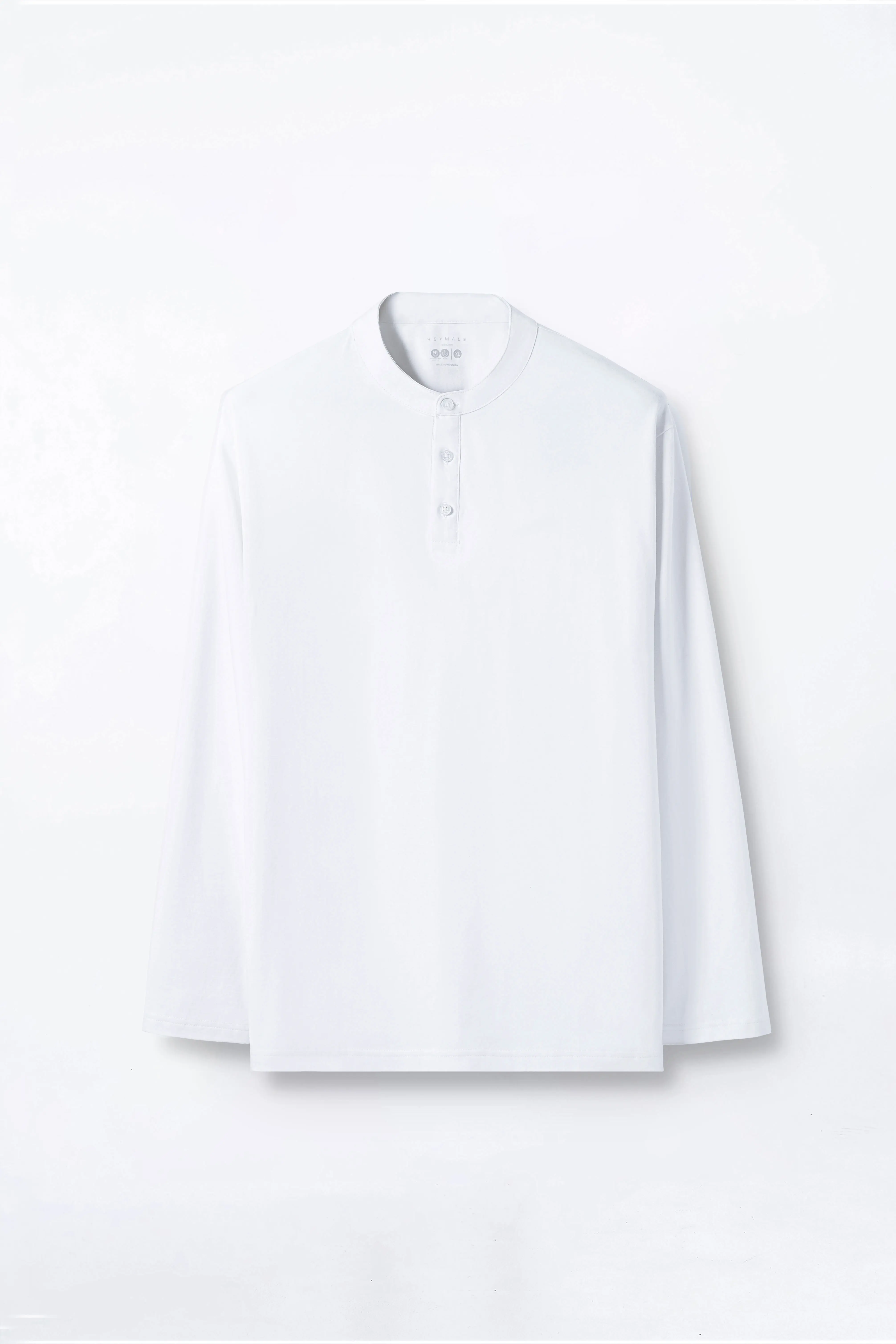 Easey Henley Tees White