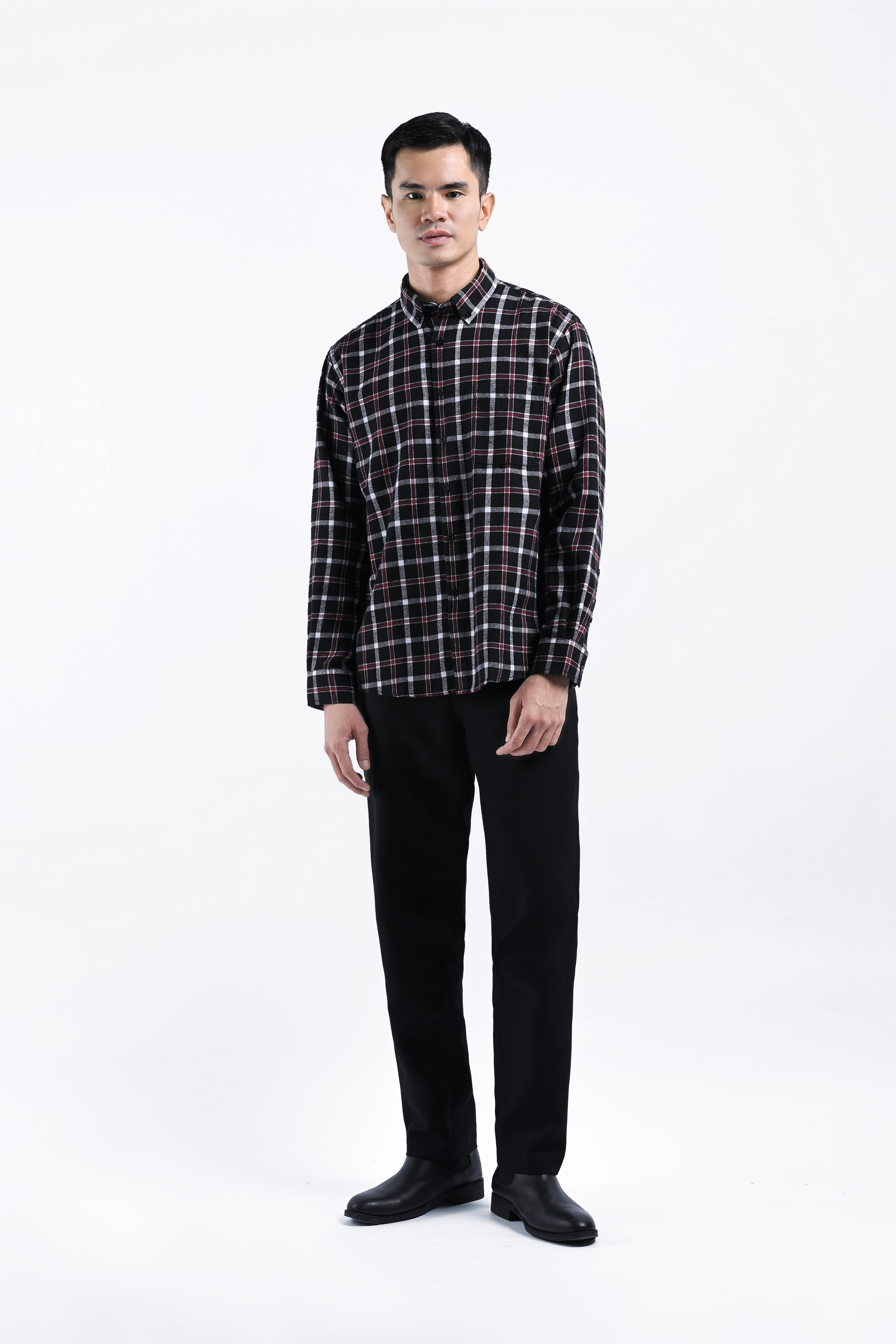 Alven Flannel Shirt Red