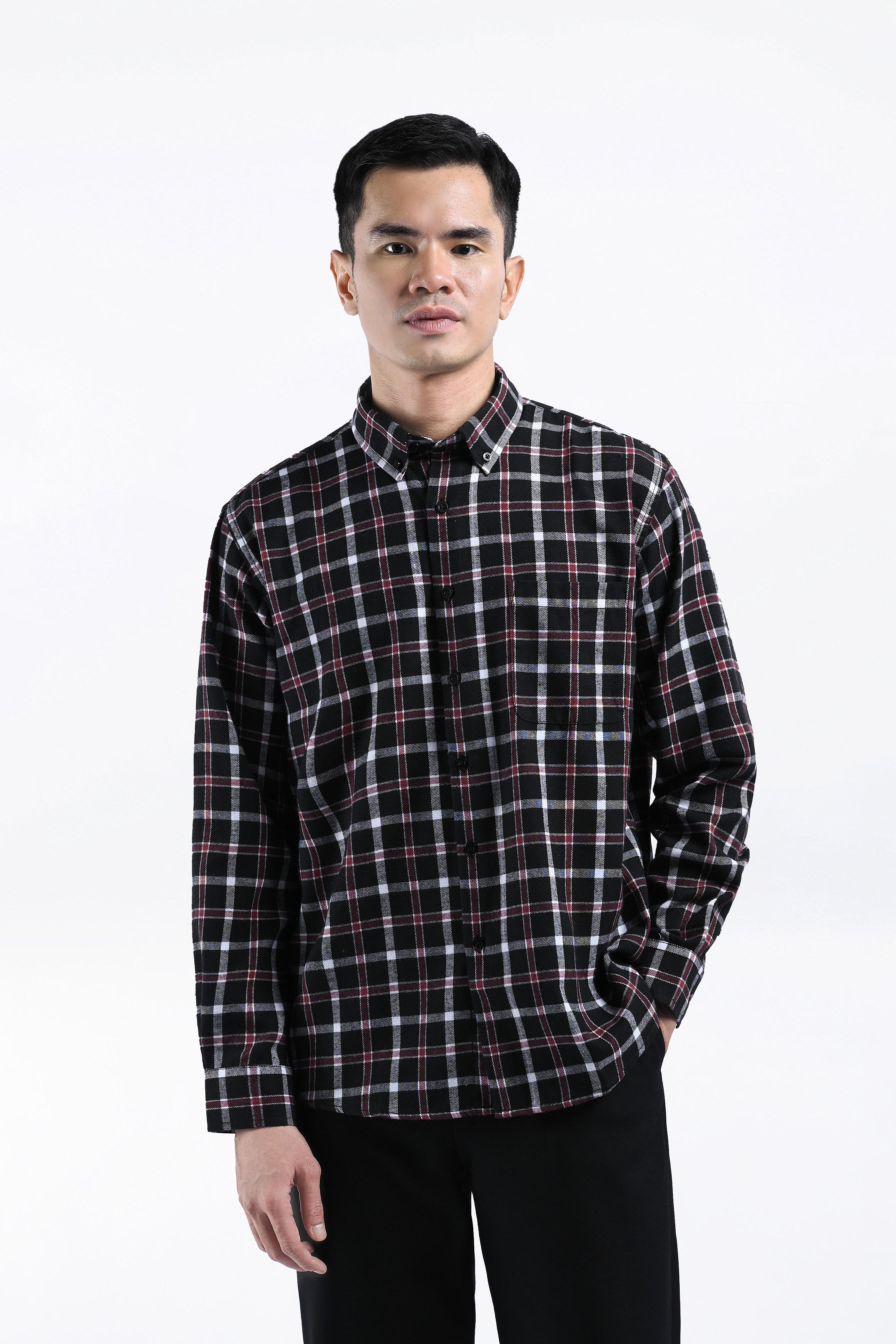 Alven Flannel Shirt Red