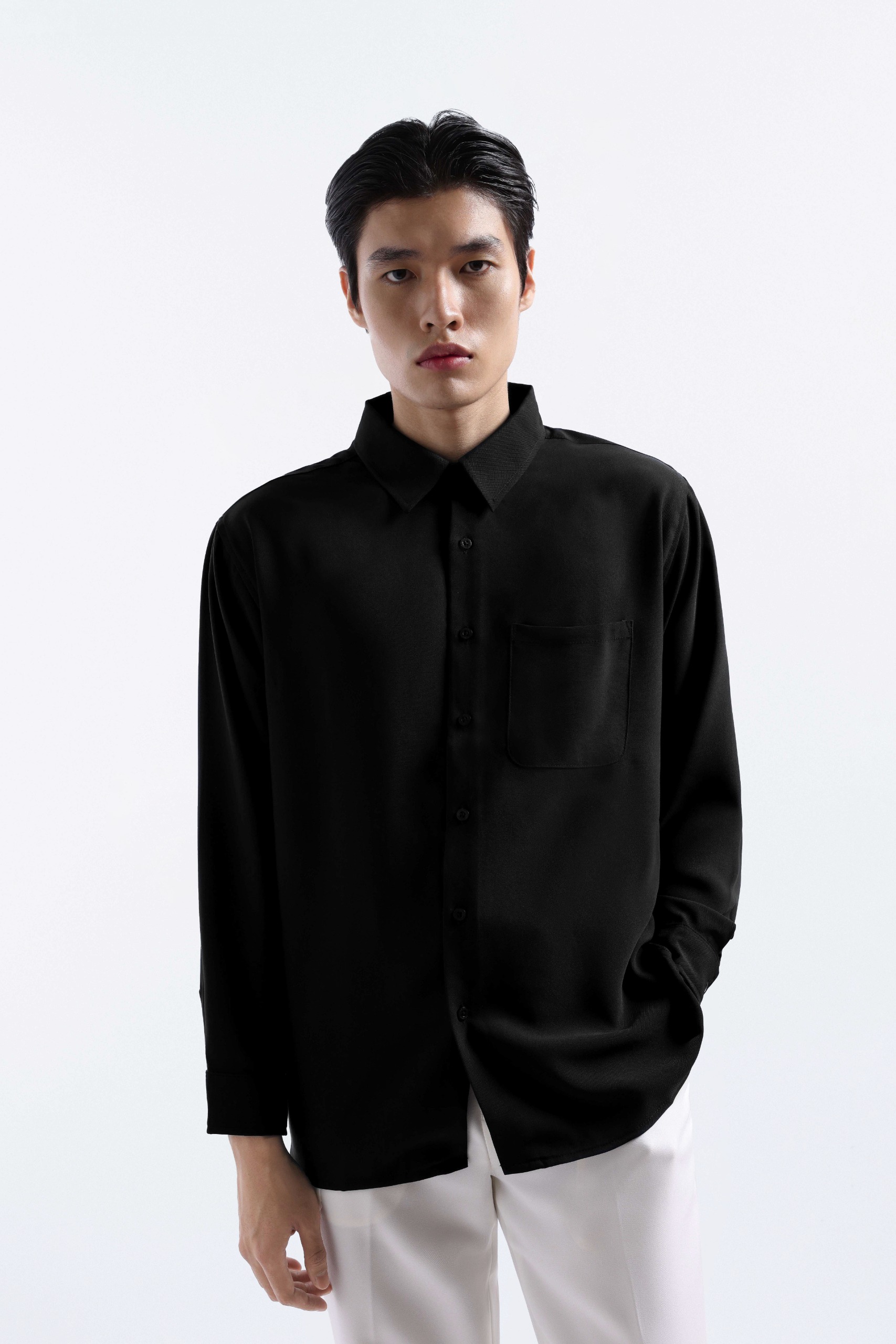 Uvard Shirt Long Sleeve Black