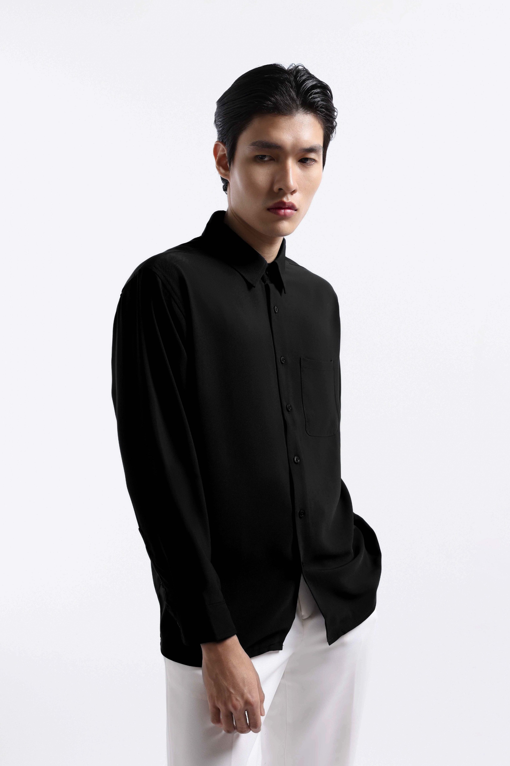 Uvard Shirt Long Sleeve Black