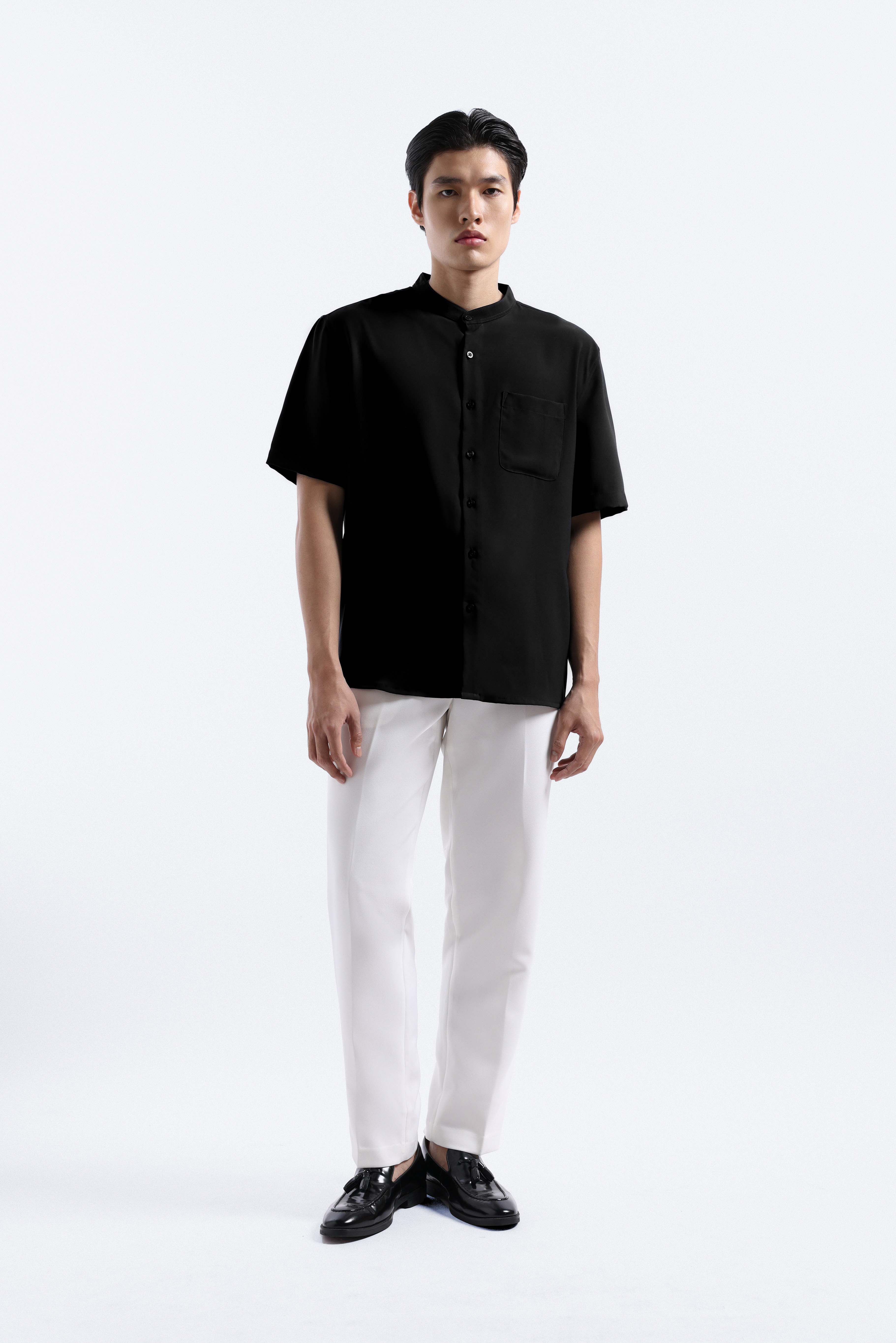 Uvard Shirt Short Sleeve Black