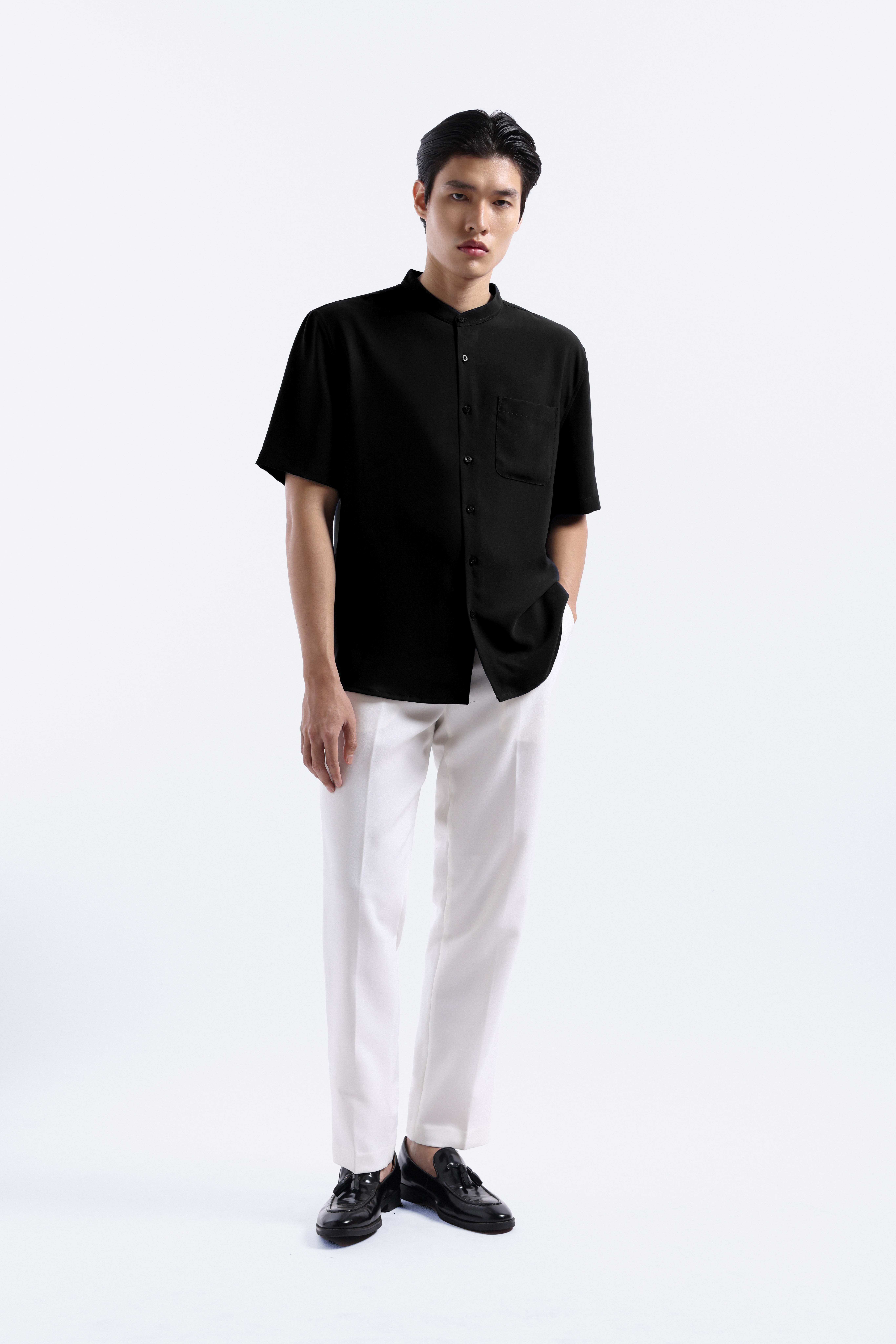 Uvard Shirt Short Sleeve Black