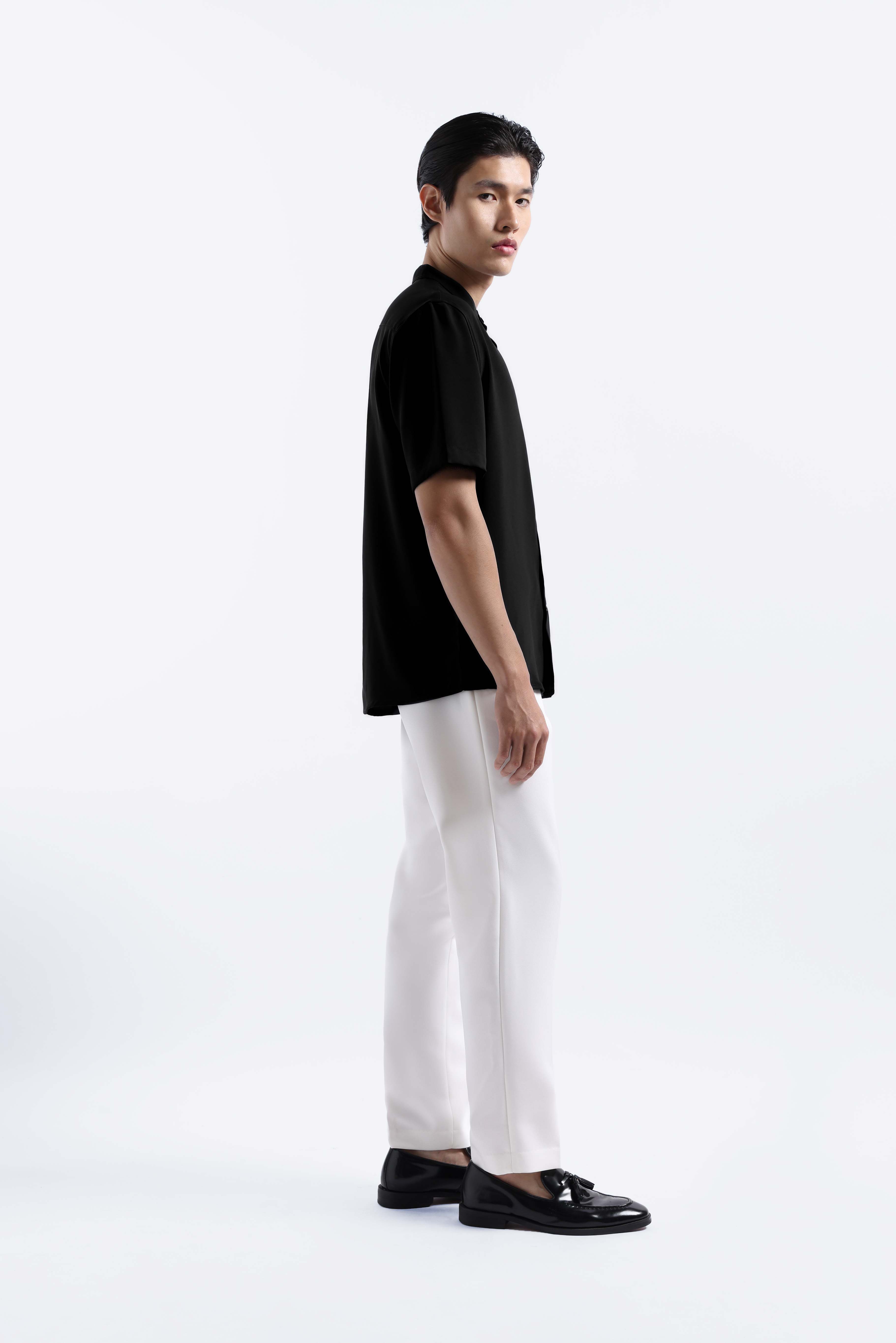 Uvard Shirt Short Sleeve Black