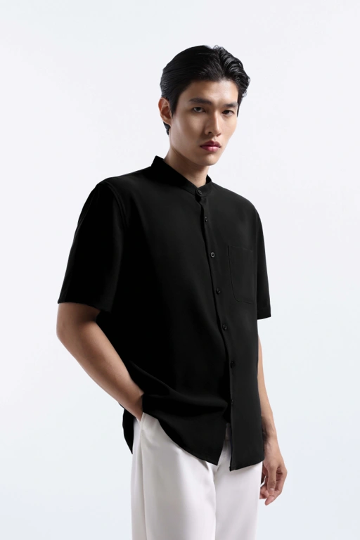 Uvard Shirt Short Sleeve Black