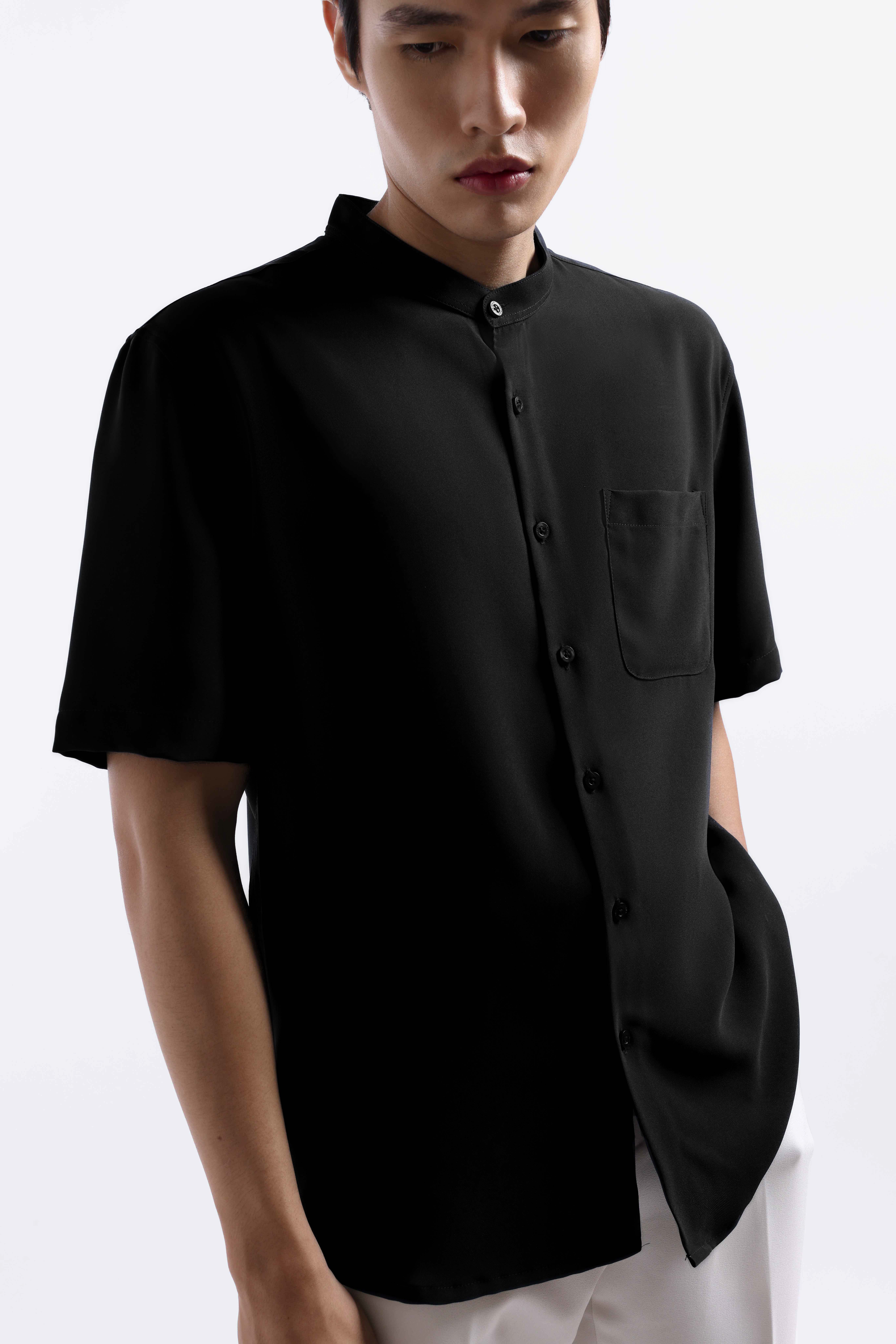 Uvard Shirt Short Sleeve Black