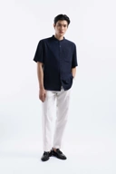 Uvard Shirt Short Sleeve Navy