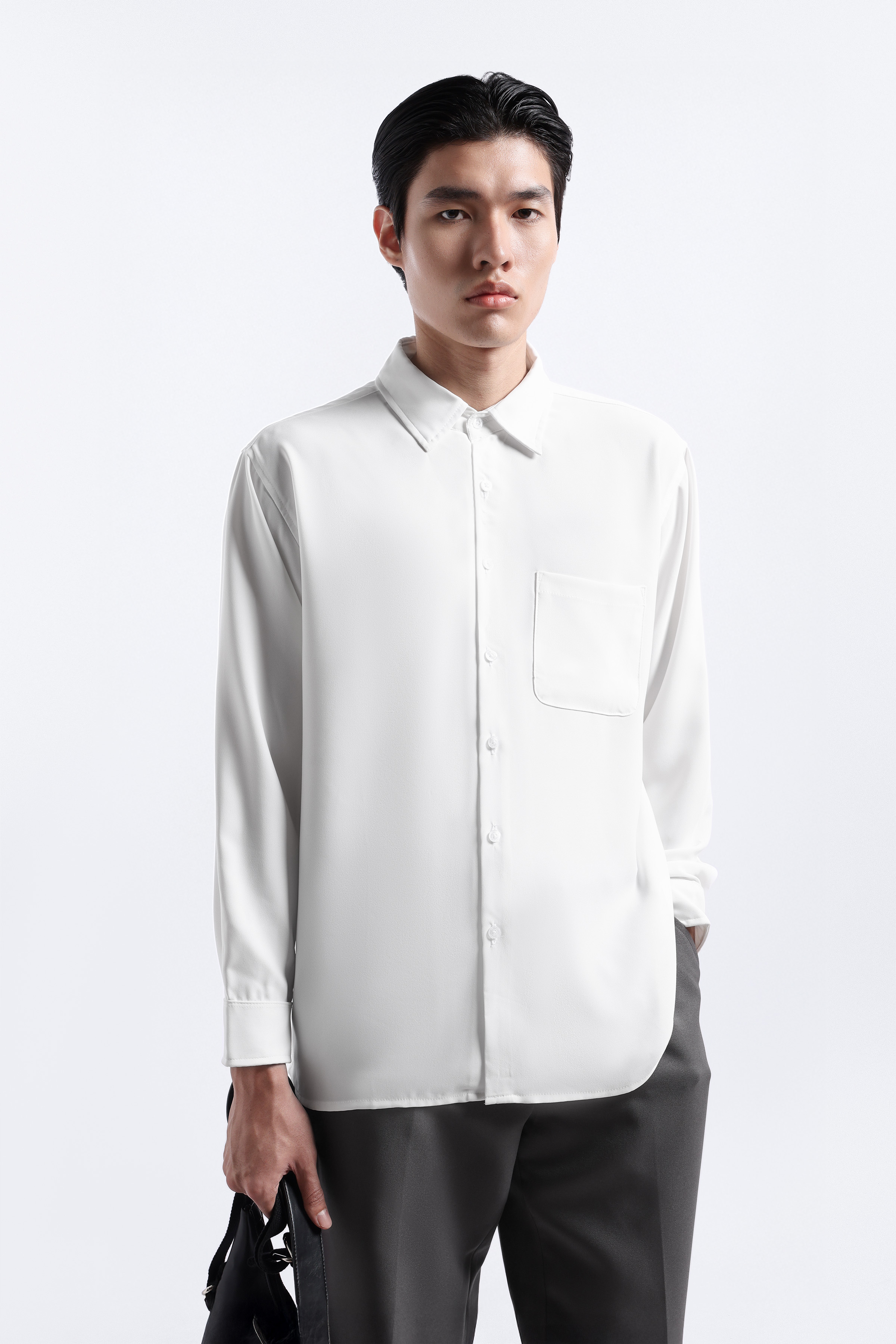 Uvard Shirt Long Sleeve White