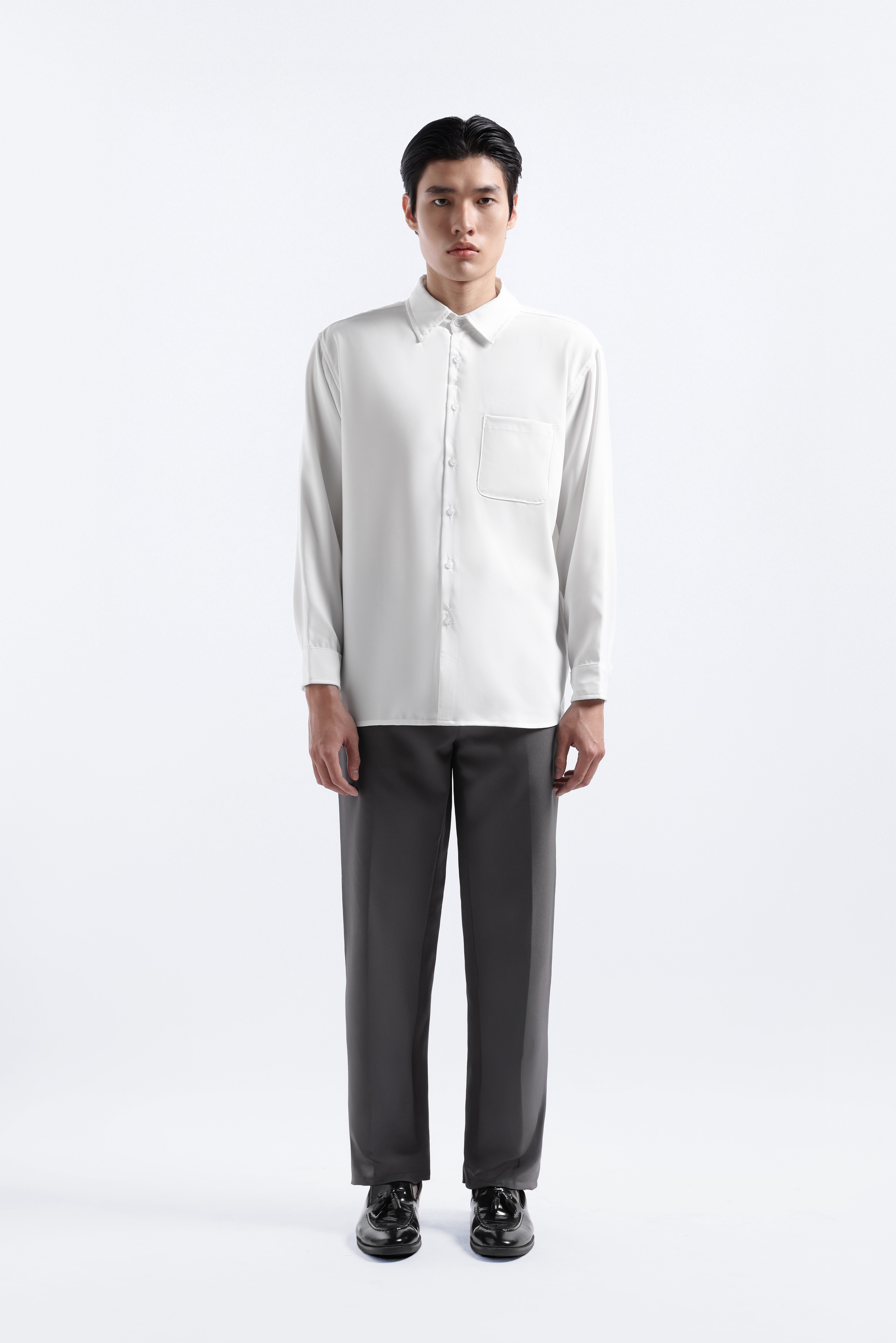 Uvard Shirt Long Sleeve White