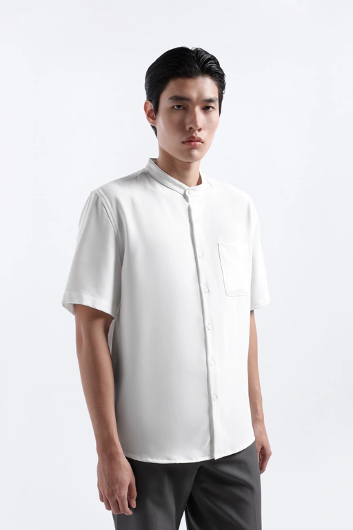 Uvard Shirt Short Sleeve White