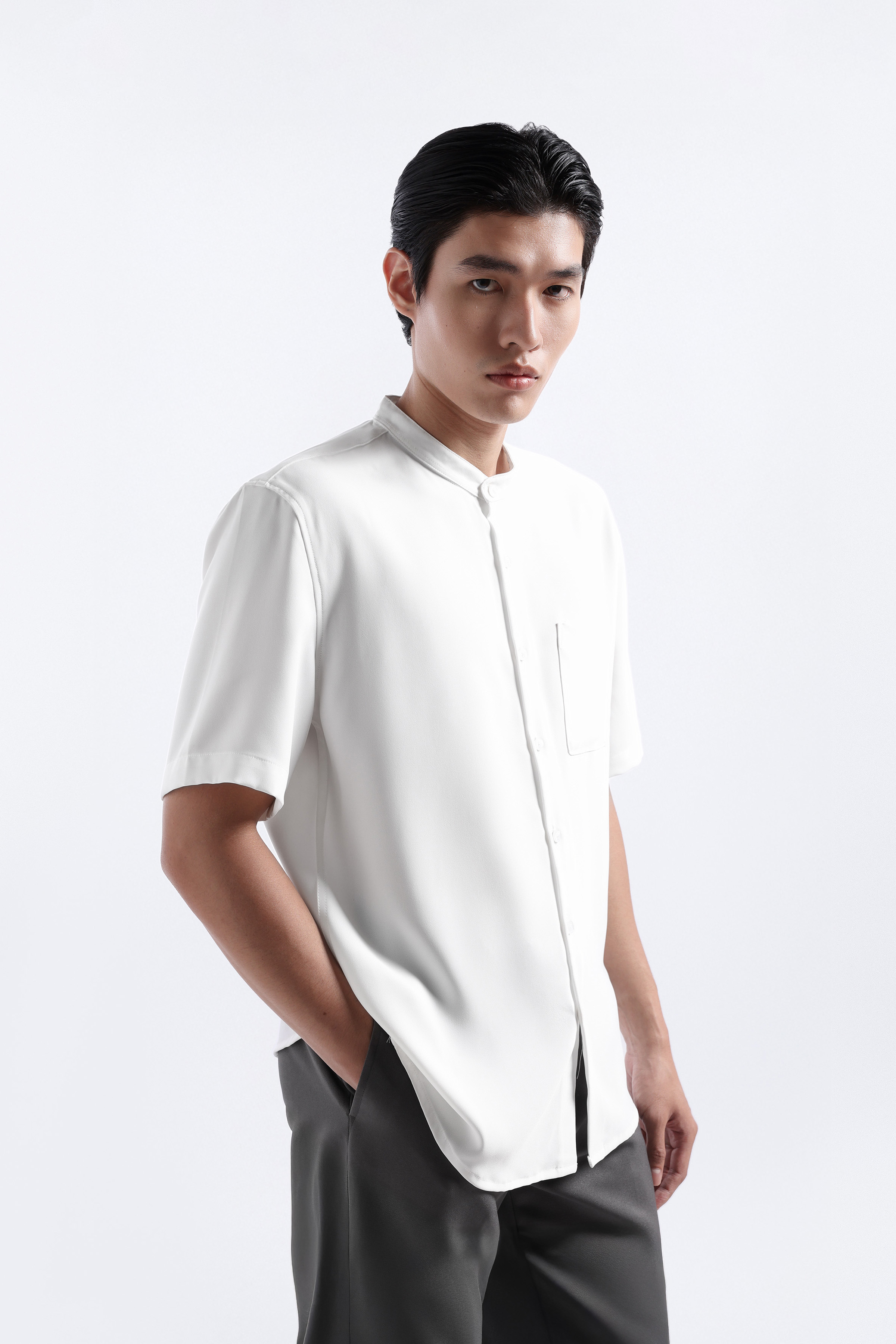 Uvard Shirt Short Sleeve White