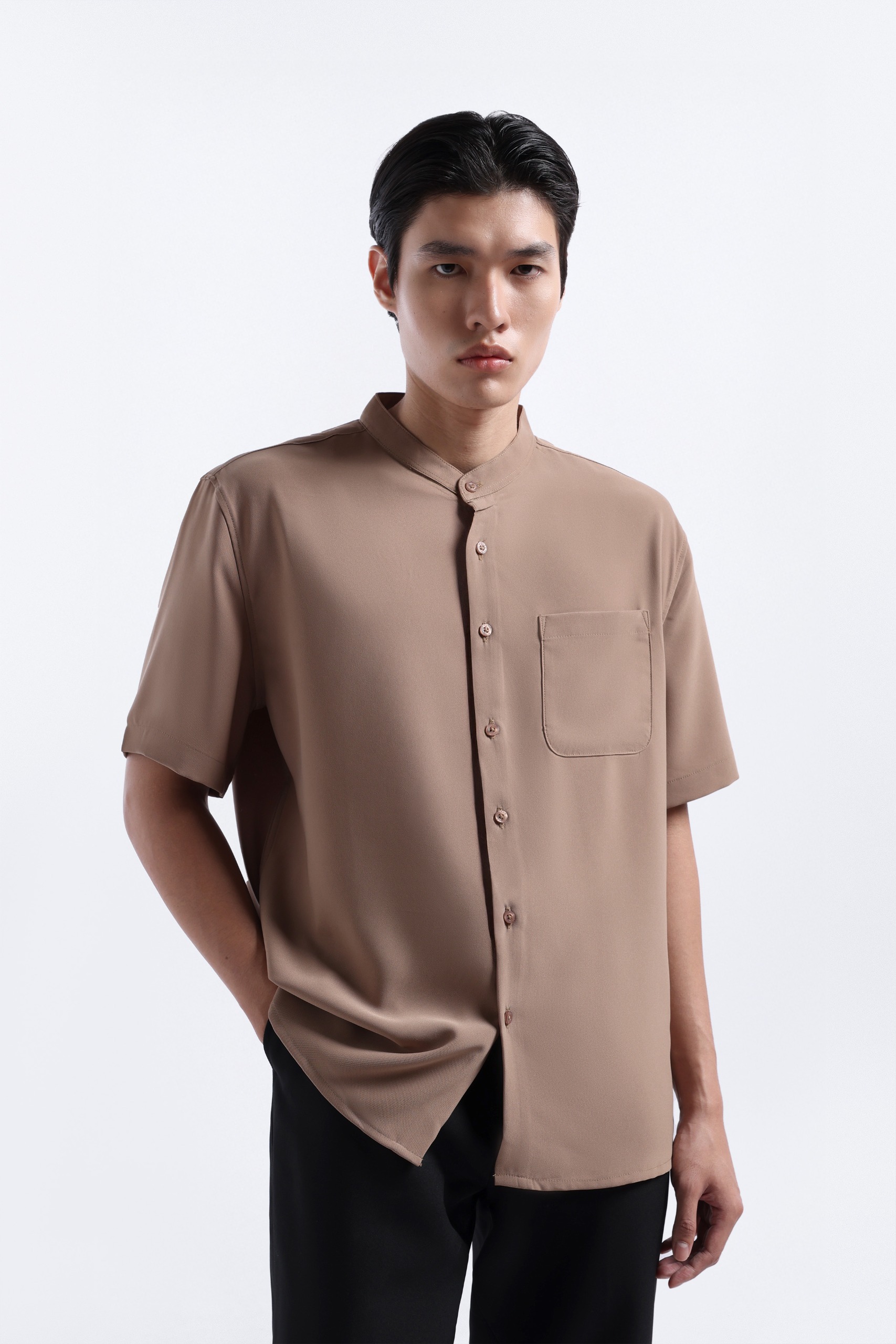Uvard Shirt Short Sleeve Brown