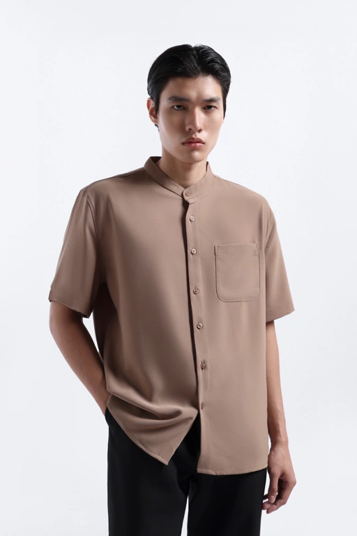 Uvard Shirt Short Sleeve Brown