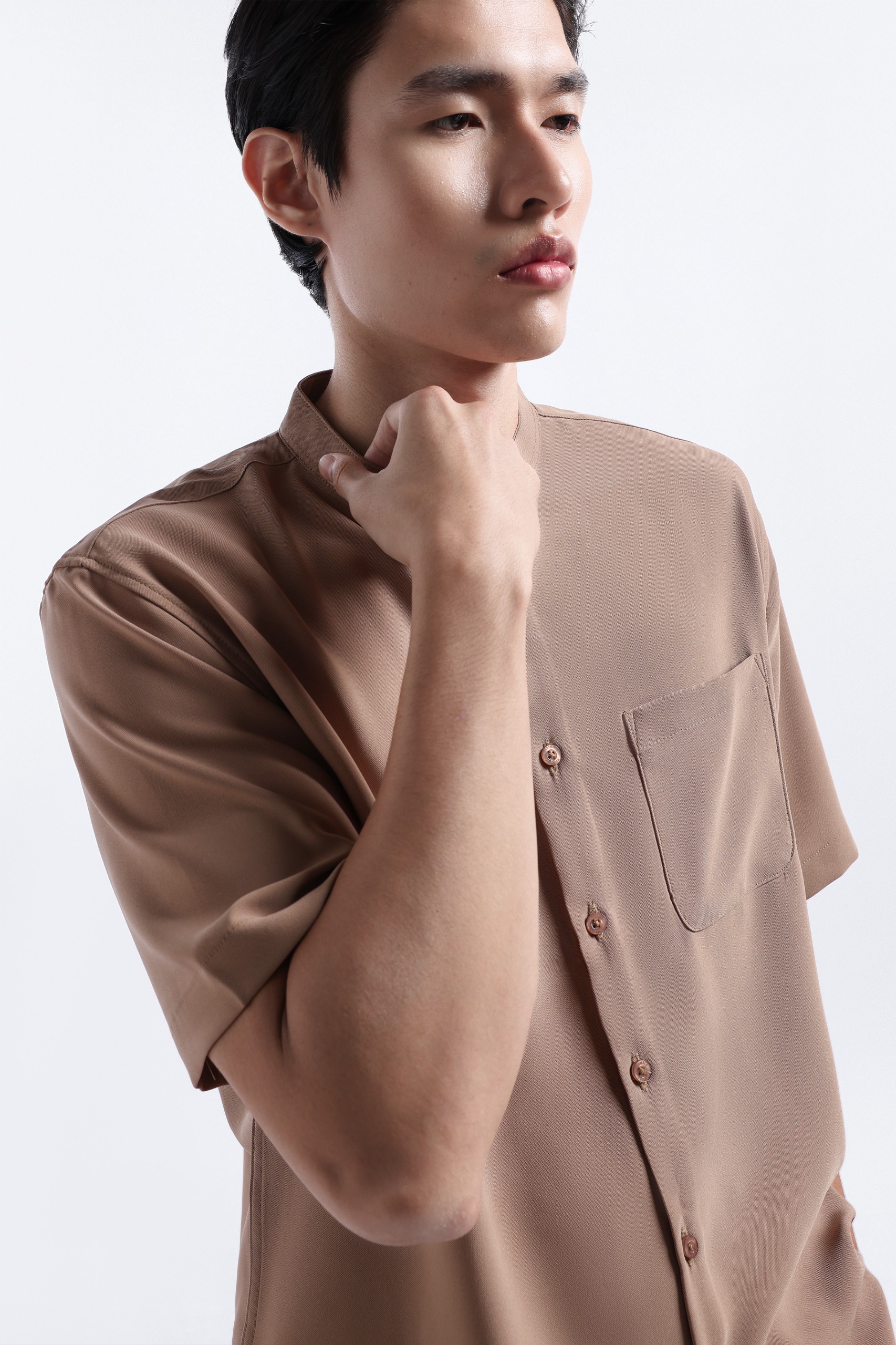 Uvard Shirt Short Sleeve Brown