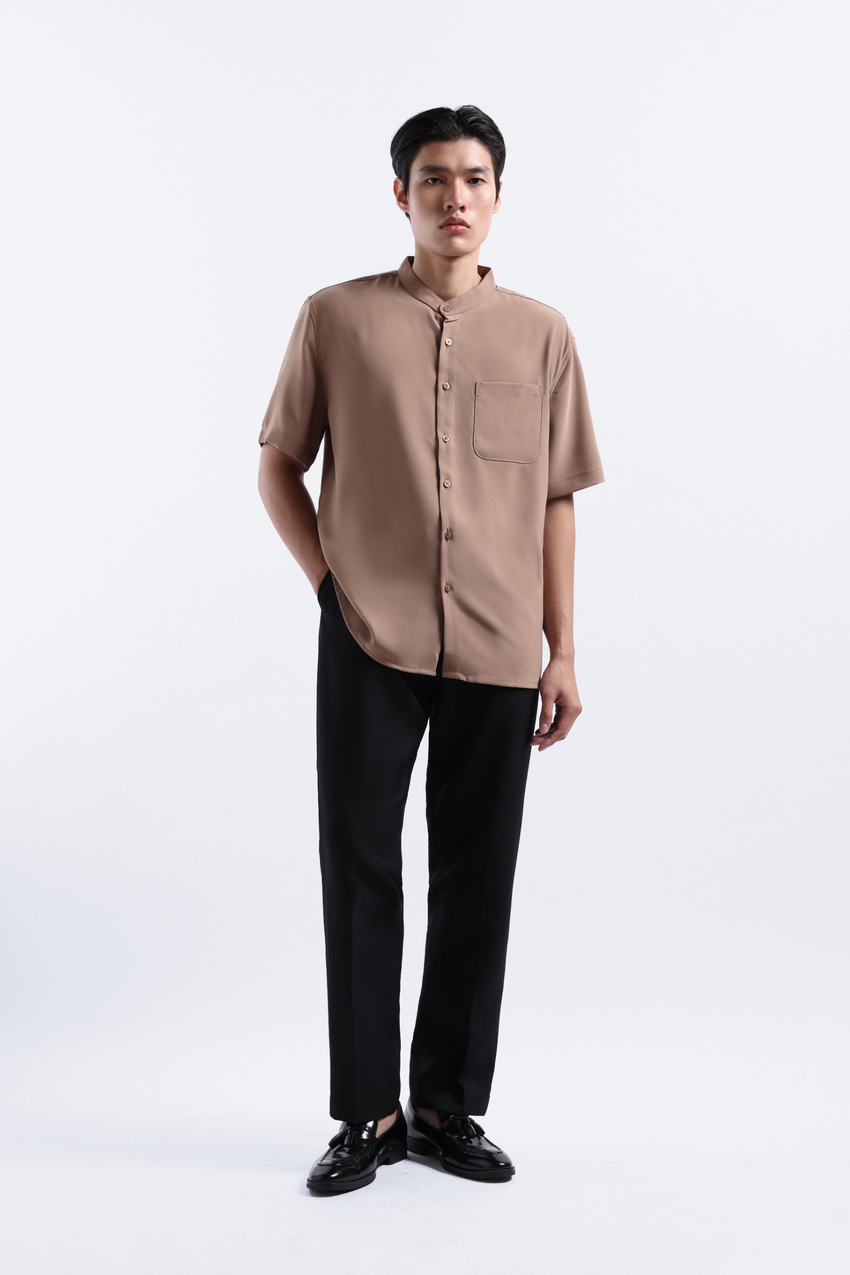 Uvard Shirt Short Sleeve Brown