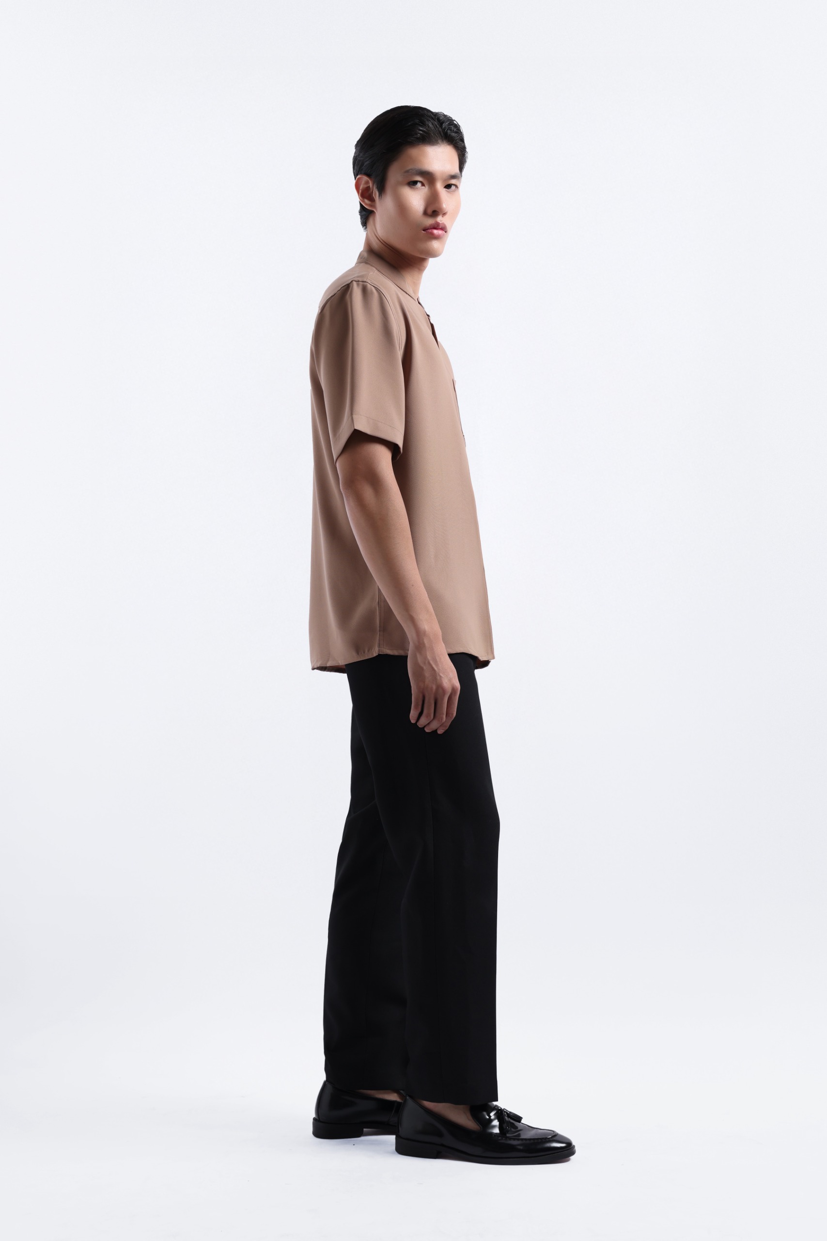 Uvard Shirt Short Sleeve Brown