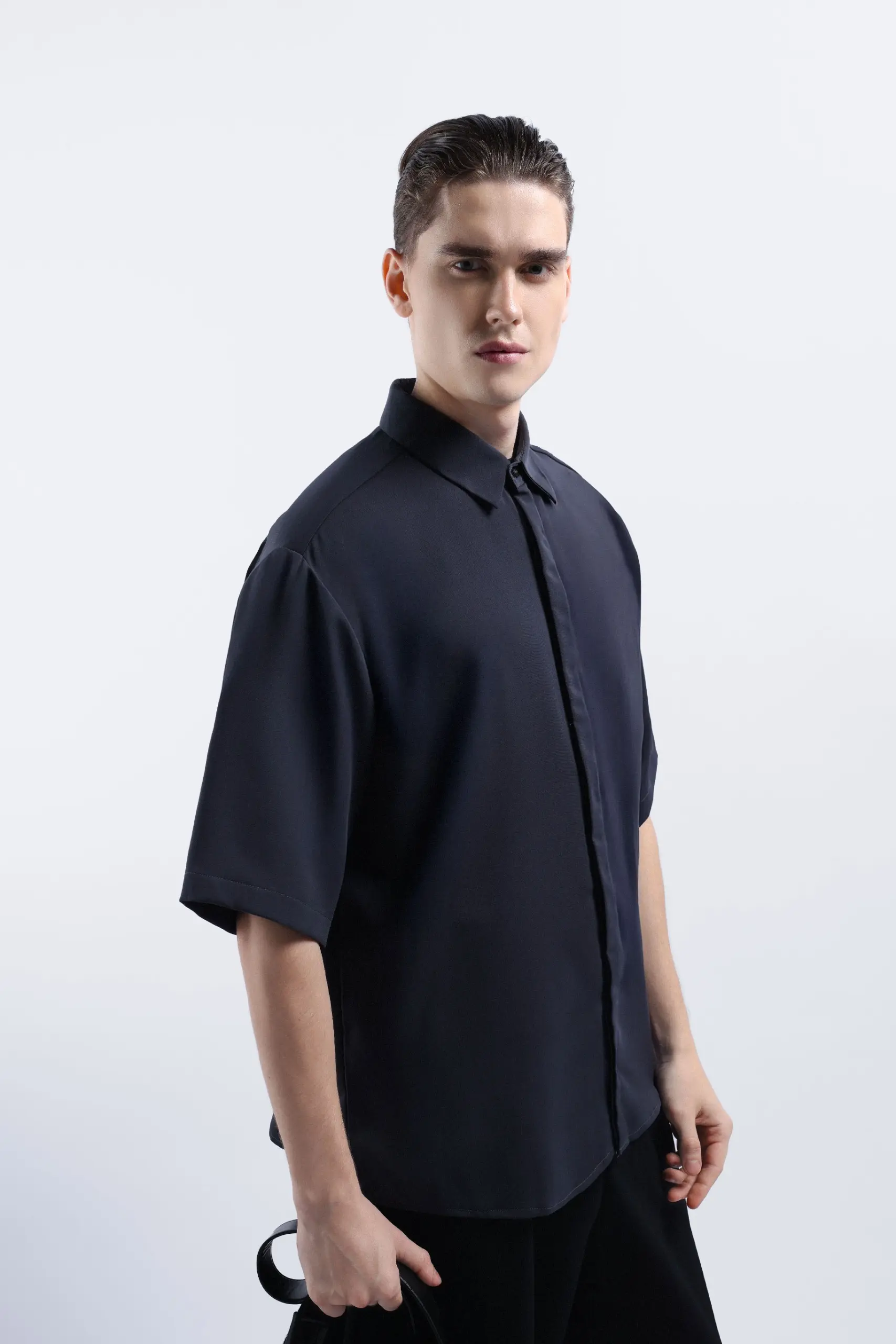 Uvard Oversize Shirt Dark Grey