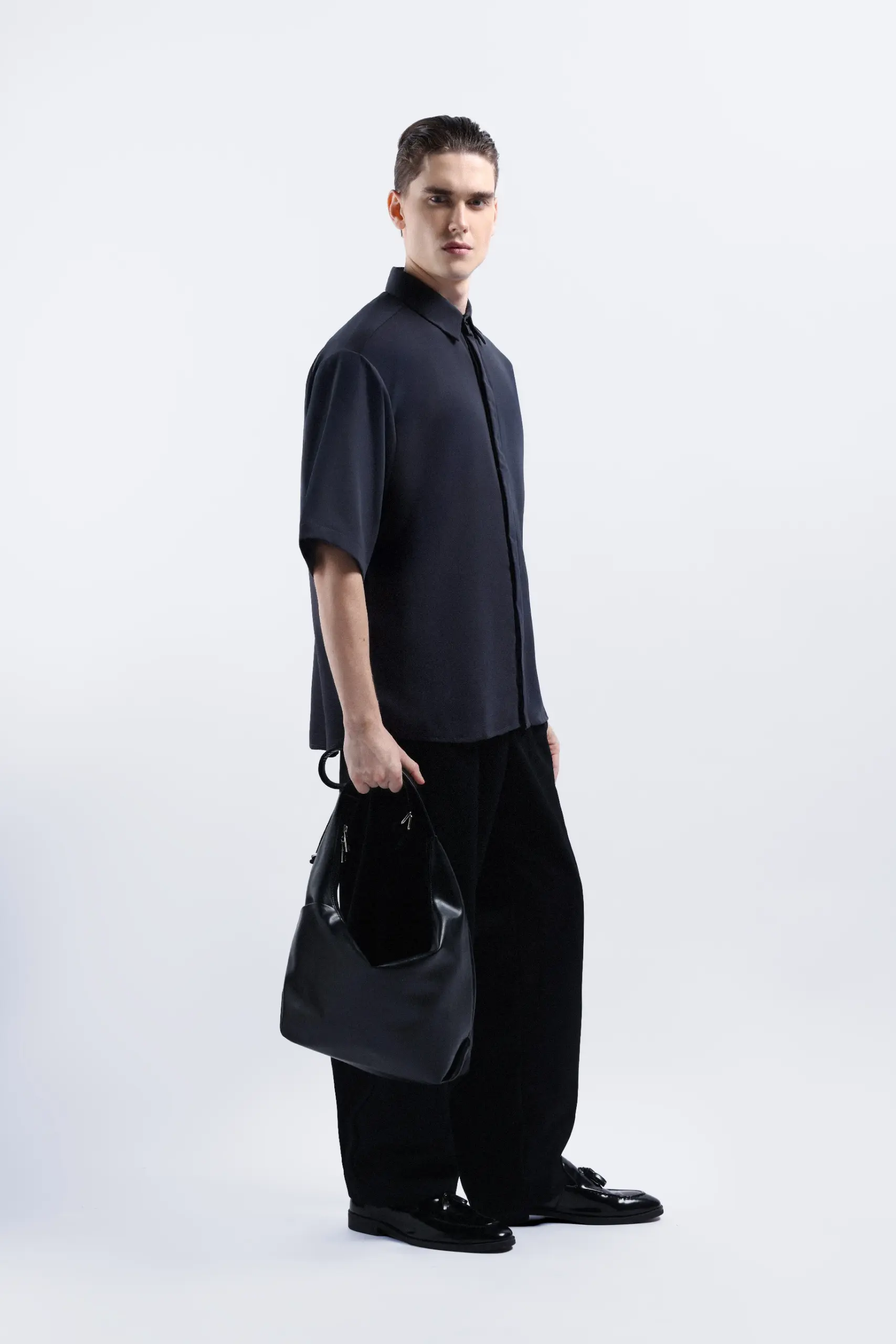 Uvard Oversize Shirt Dark Grey