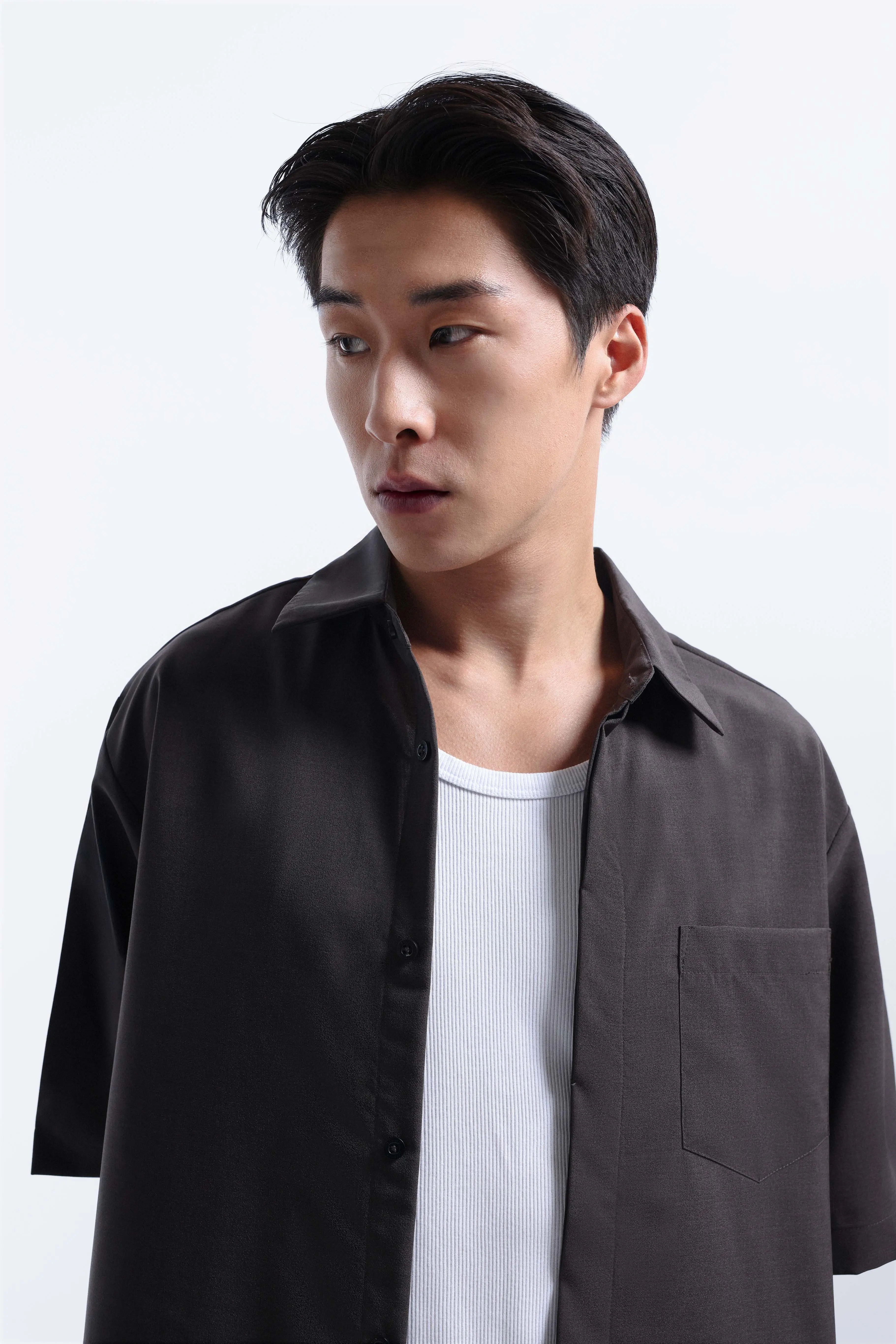 Drafest Oversized Shirt Dark Grey