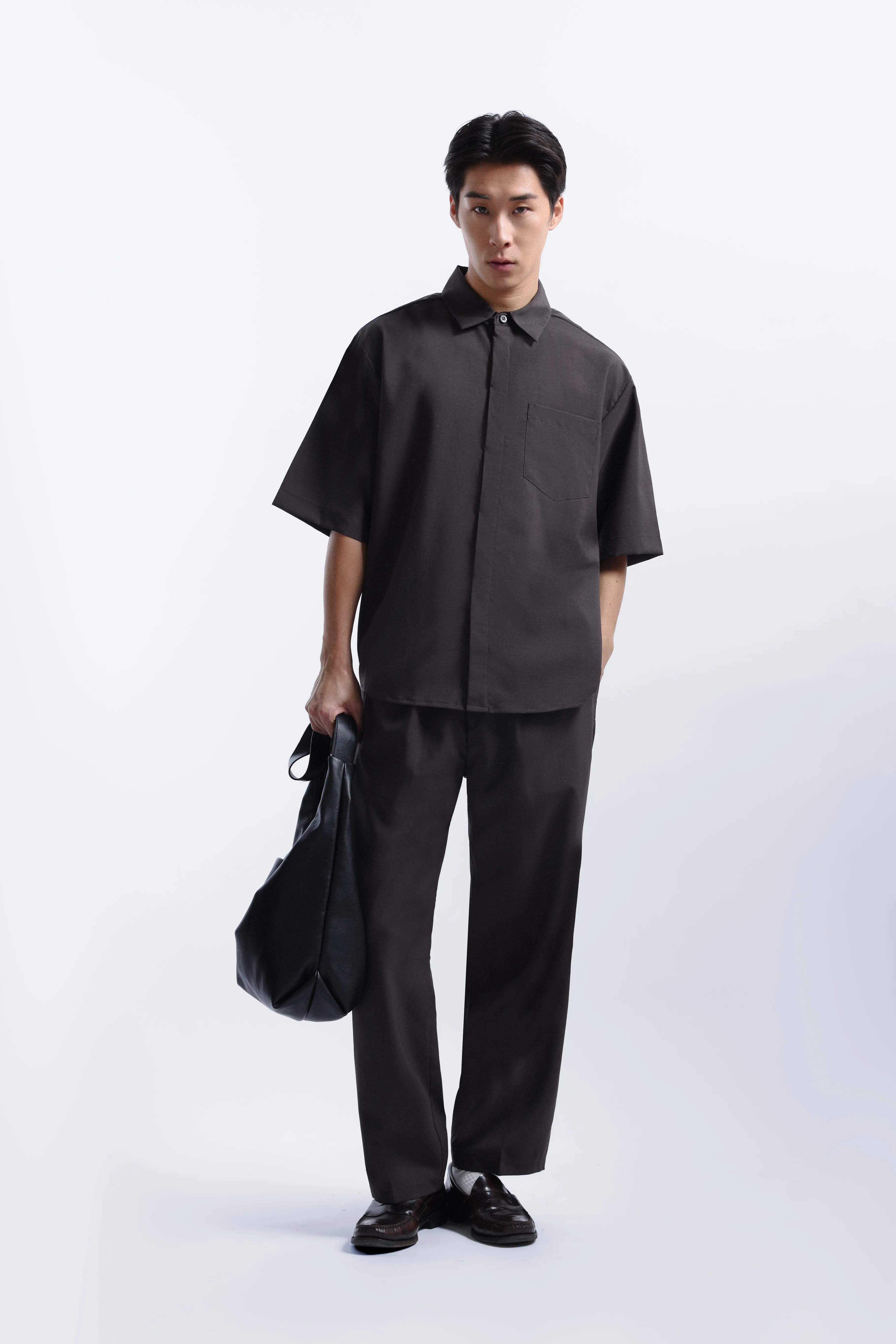 Drafest Oversized Shirt Dark Grey