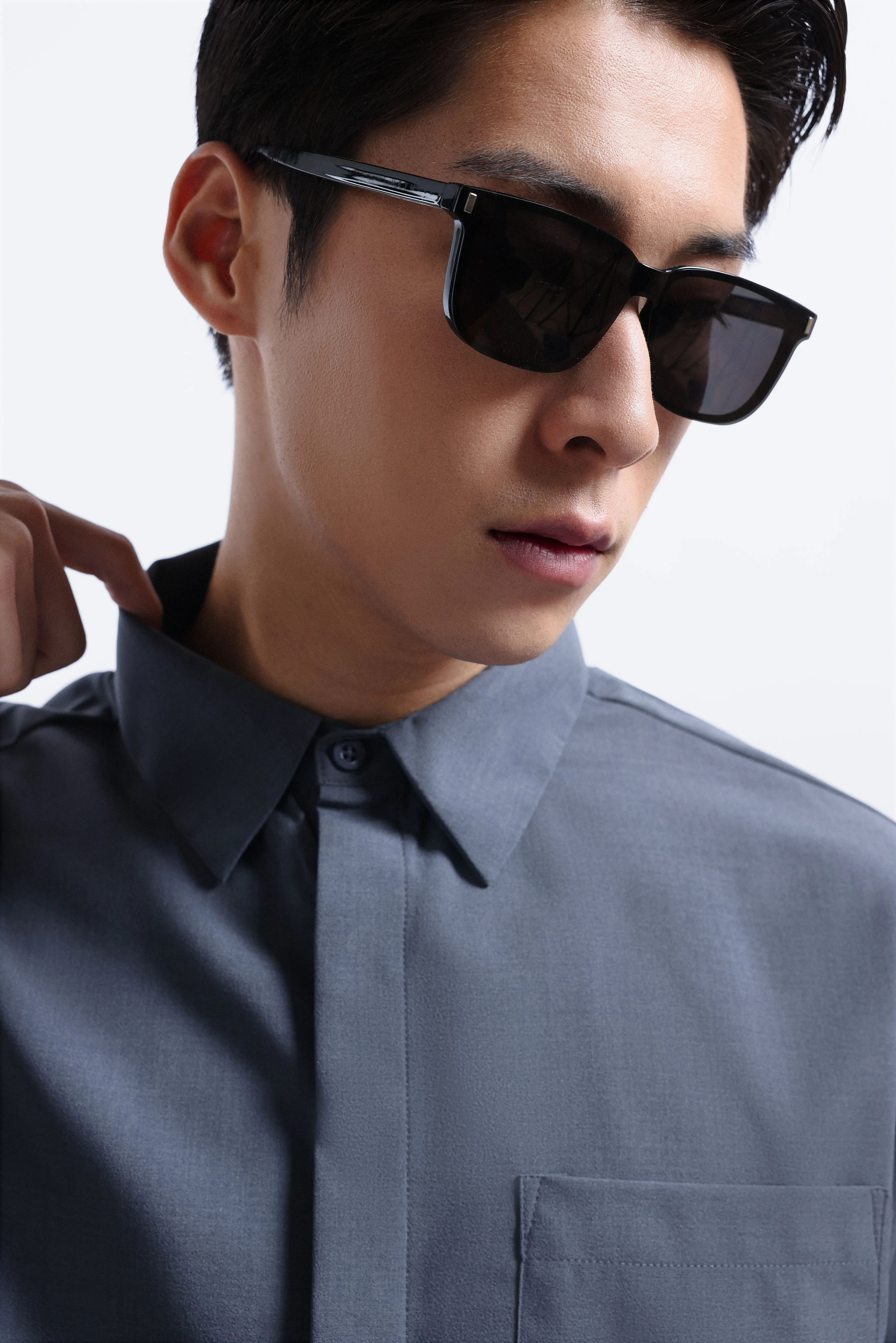 Drafest Oversized Shirt Grey
