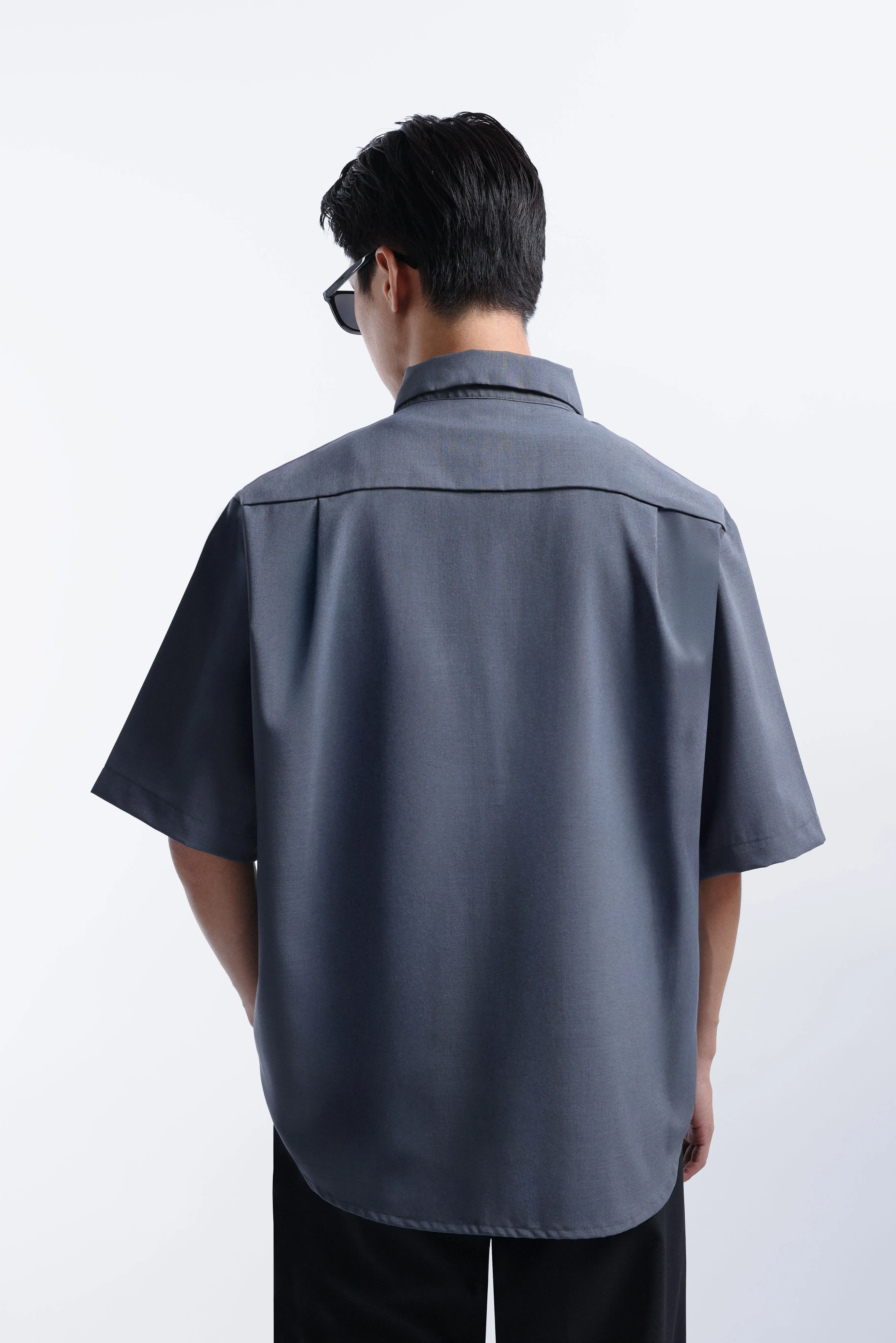 Drafest Oversized Shirt Grey