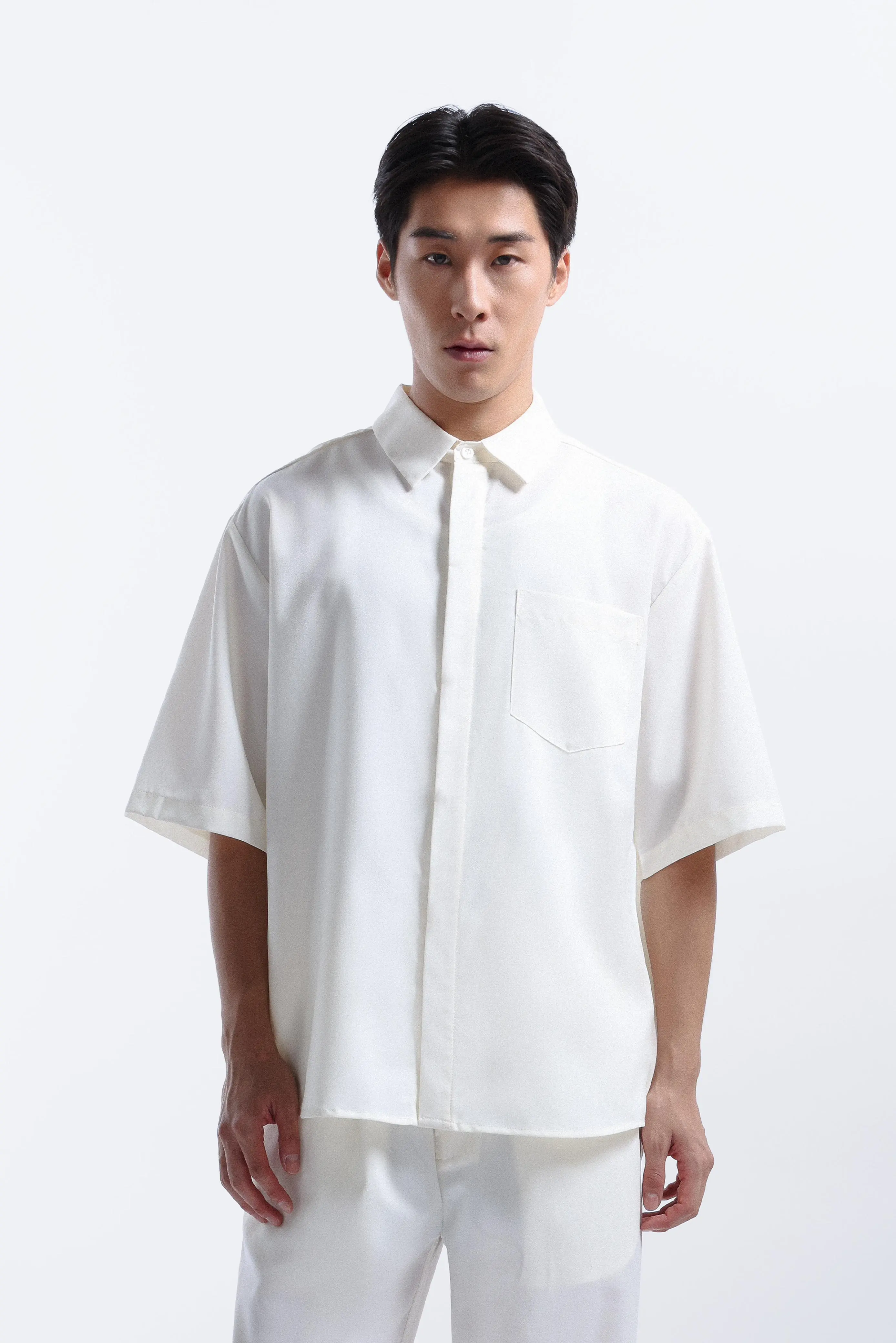 Drafest Oversized Shirt Off White