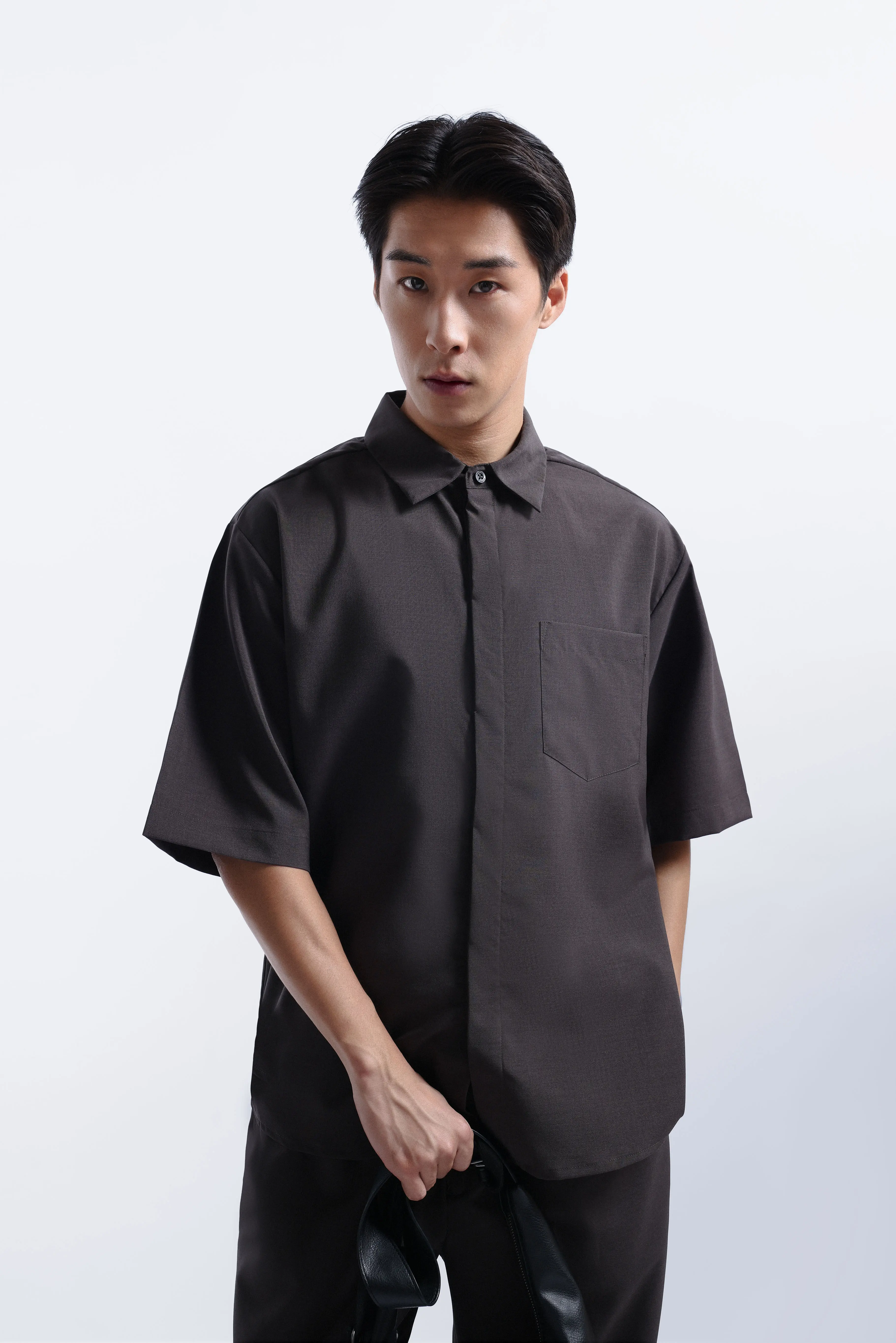 Drafest Oversized Shirt Dark Grey