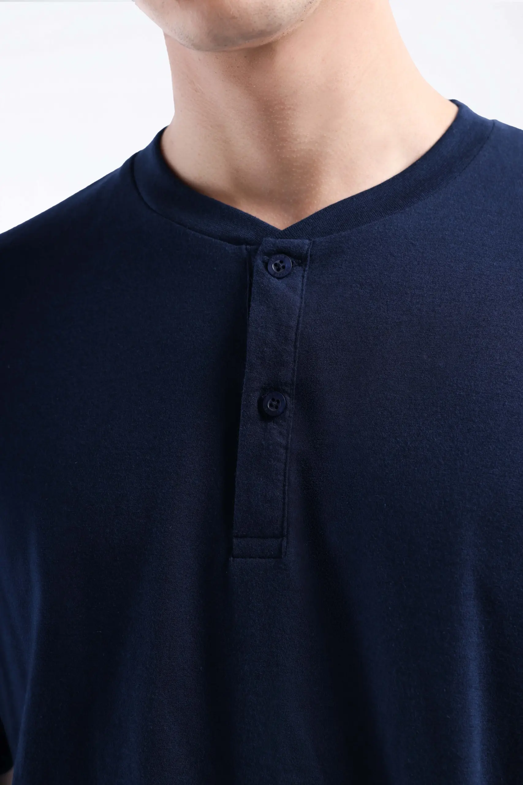 AirFlex Henley Tees Navy