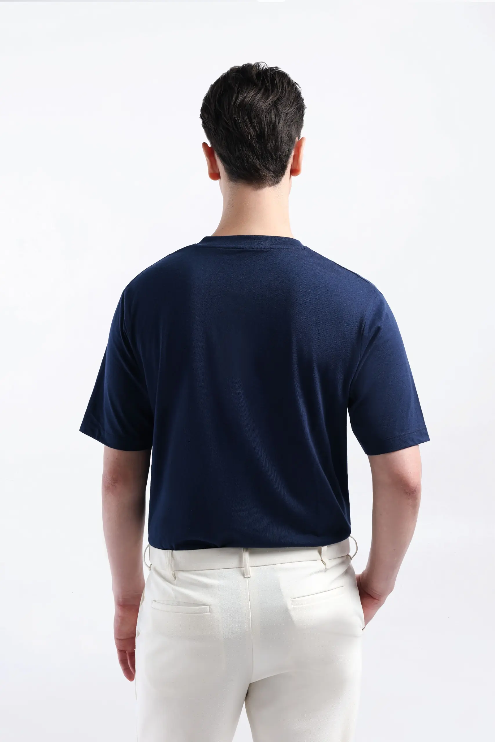 AirFlex Henley Tees Navy