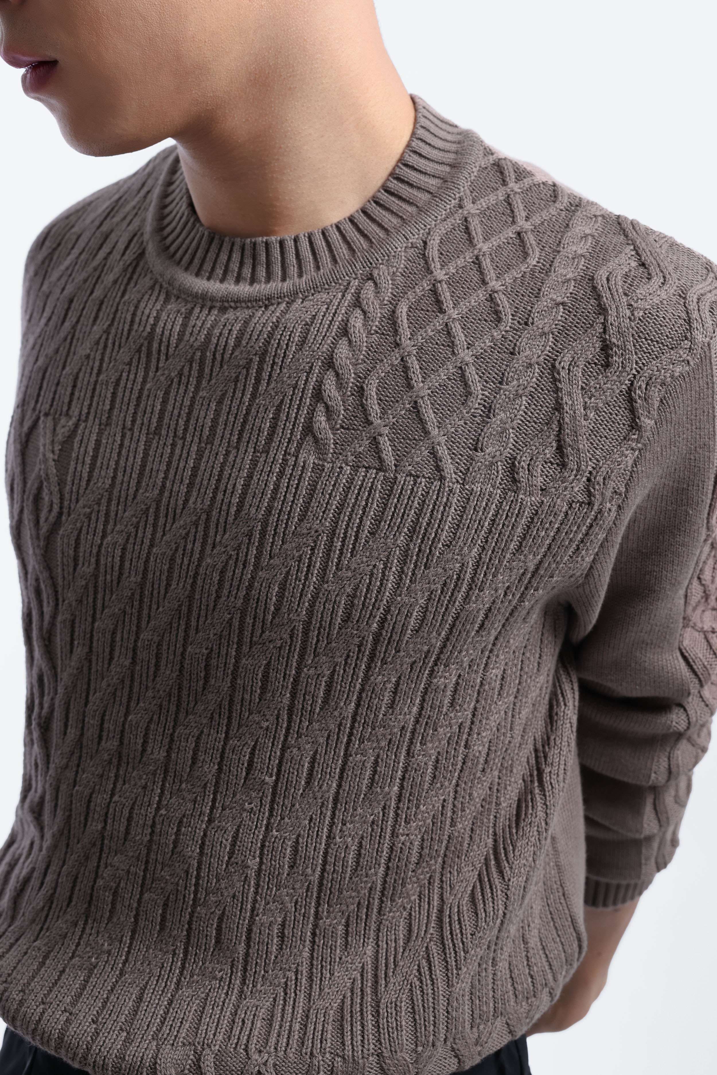 Vermont Knit Sweater Taupe
