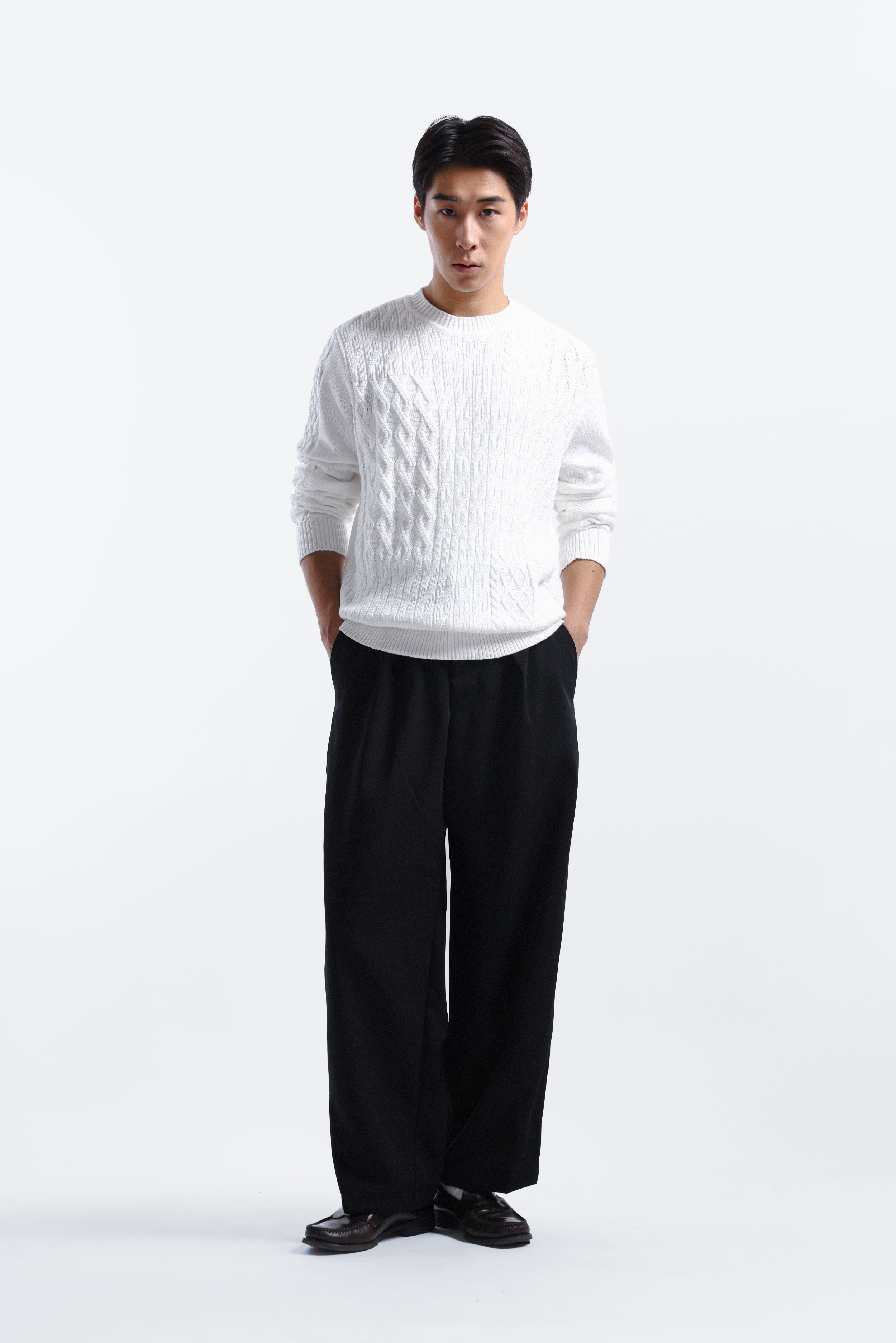 Vermont Knit Sweater Off White