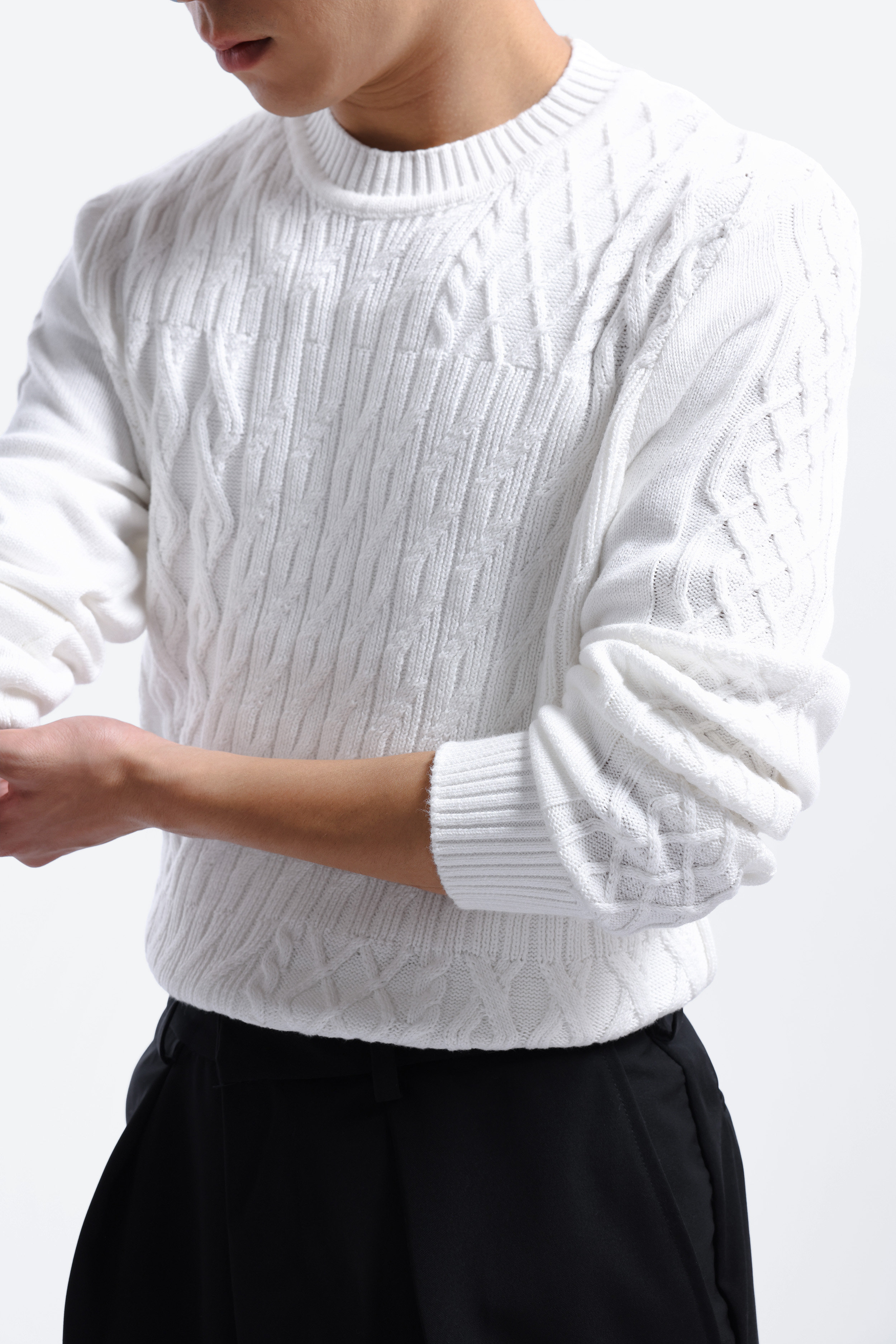 Vermont Knit Sweater Off White