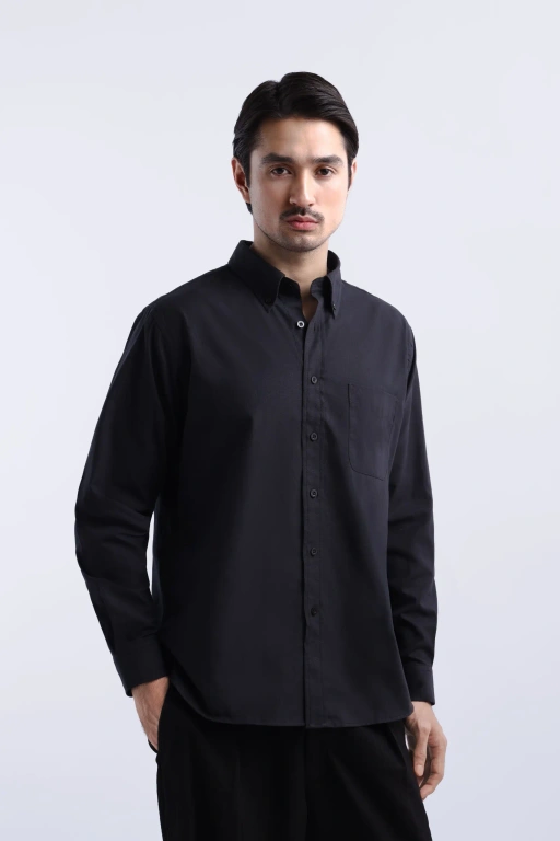 Hoxford Regular Shirt Black