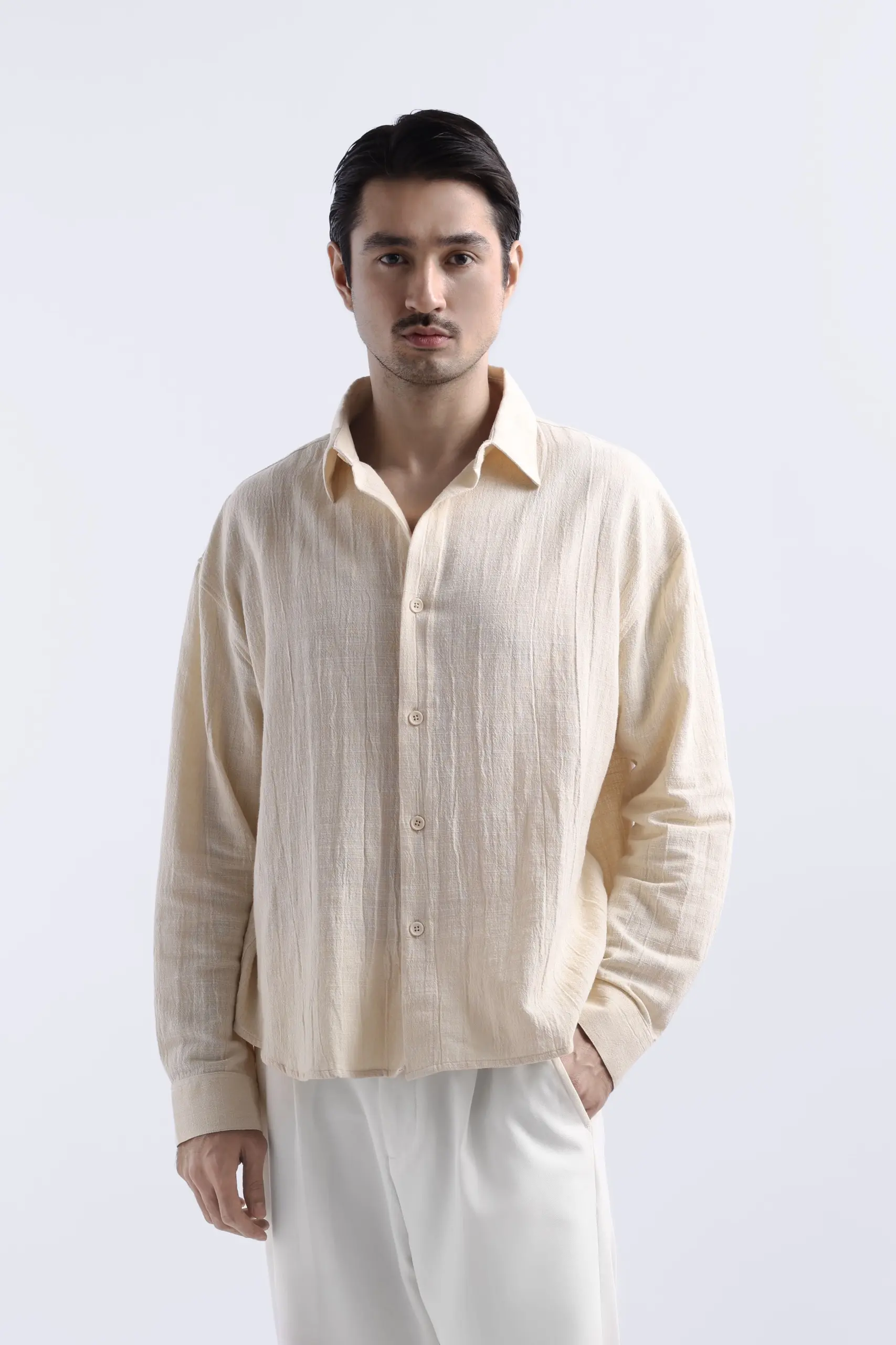 Seaside Linen Shirt Cream