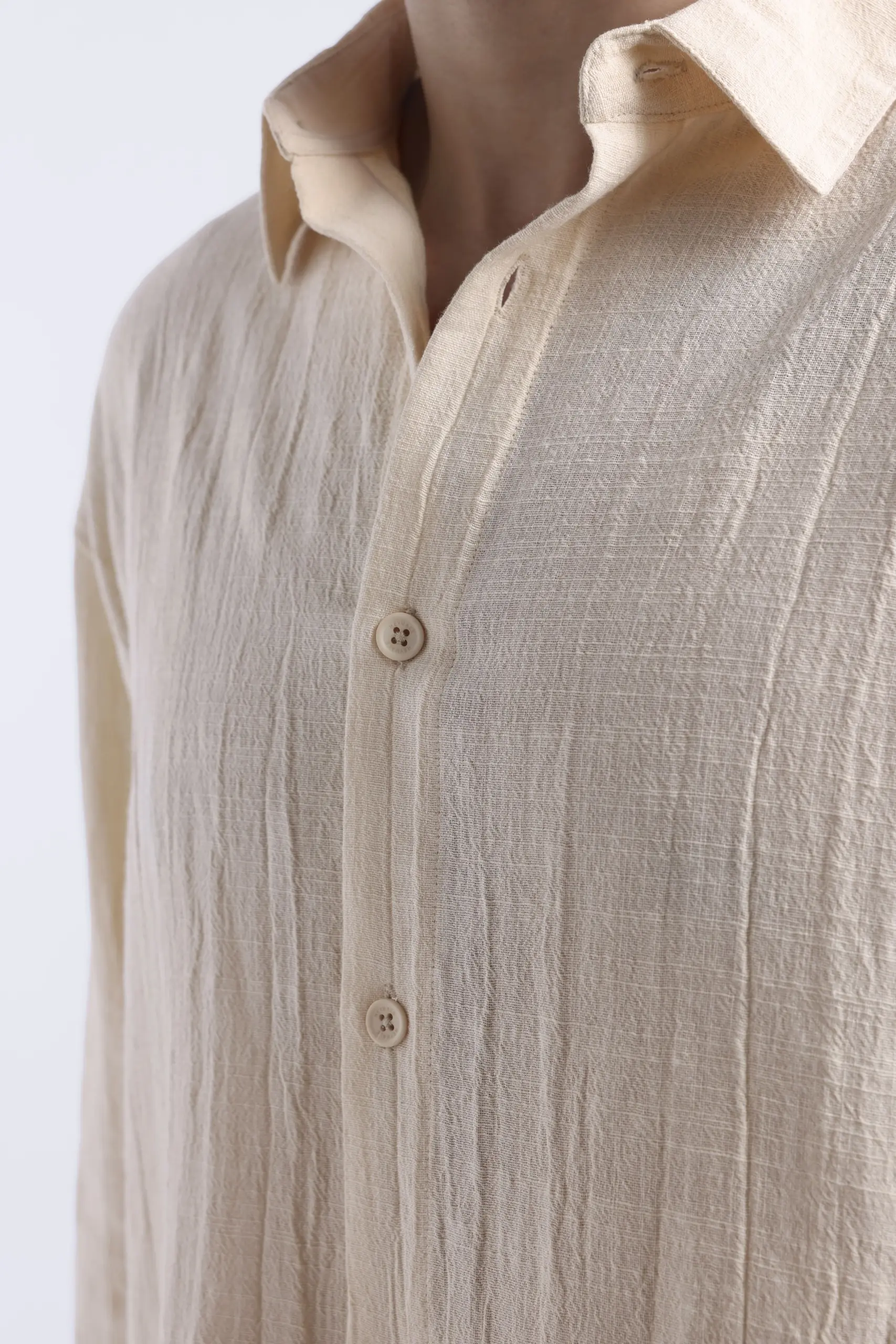 Seaside Linen Shirt Cream
