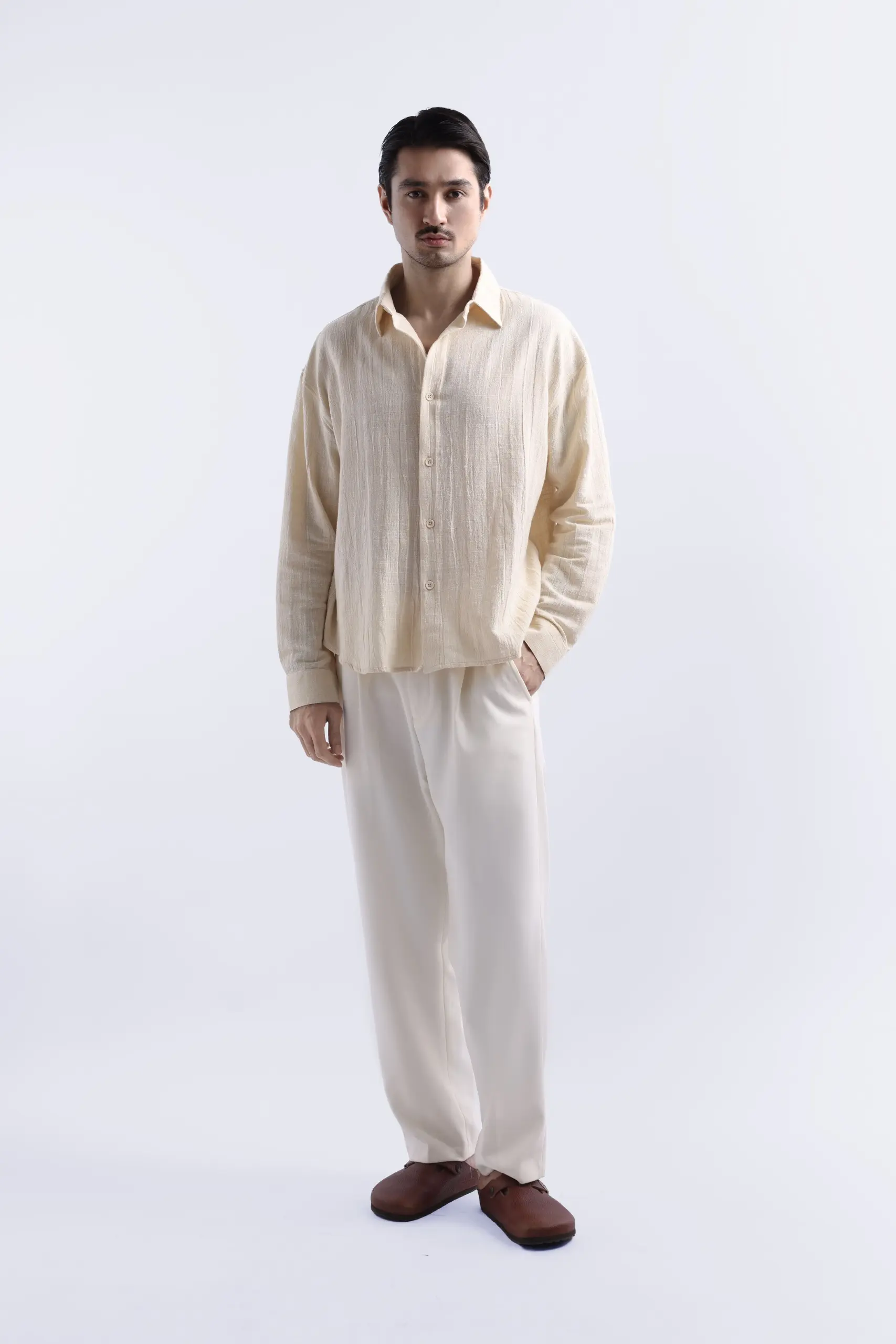 Seaside Linen Shirt Cream