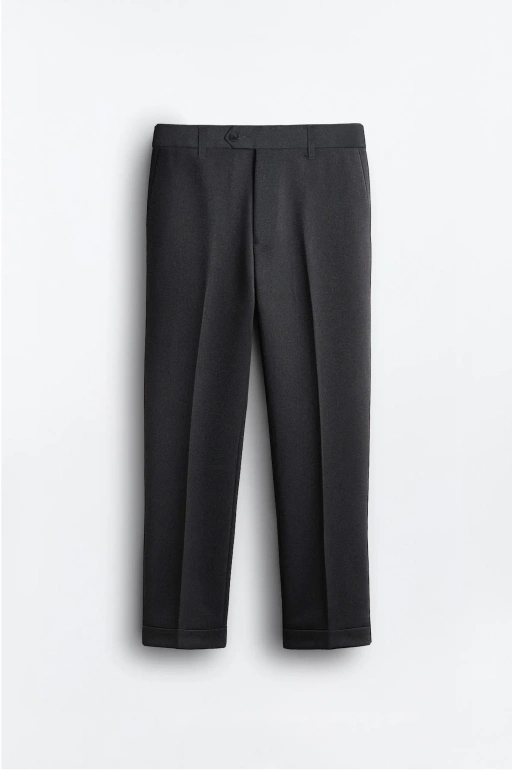 Image of Ankle Smart Peazy Pants Dark Grey