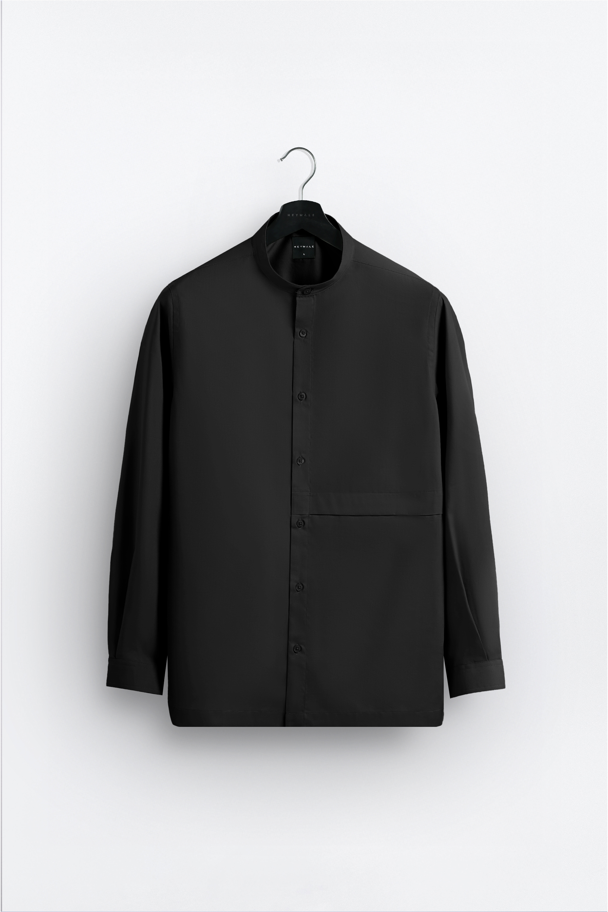 Ammar Single Flange Shirt Black